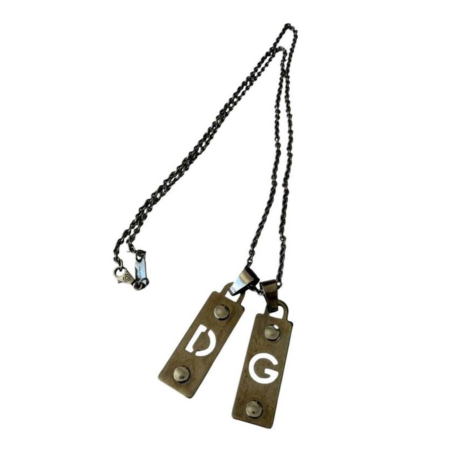 Dolce & Gabbana Dolce & Gabbana D&G Pendant Chain Necklace Silver / y2k Size ONE SIZE - 1 Thumbnail