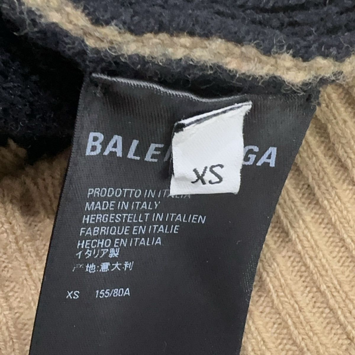 Balenciaga Balenciaga allover logo wool oversized sweater Size US XS / EU 42 / 0 - 5 Thumbnail