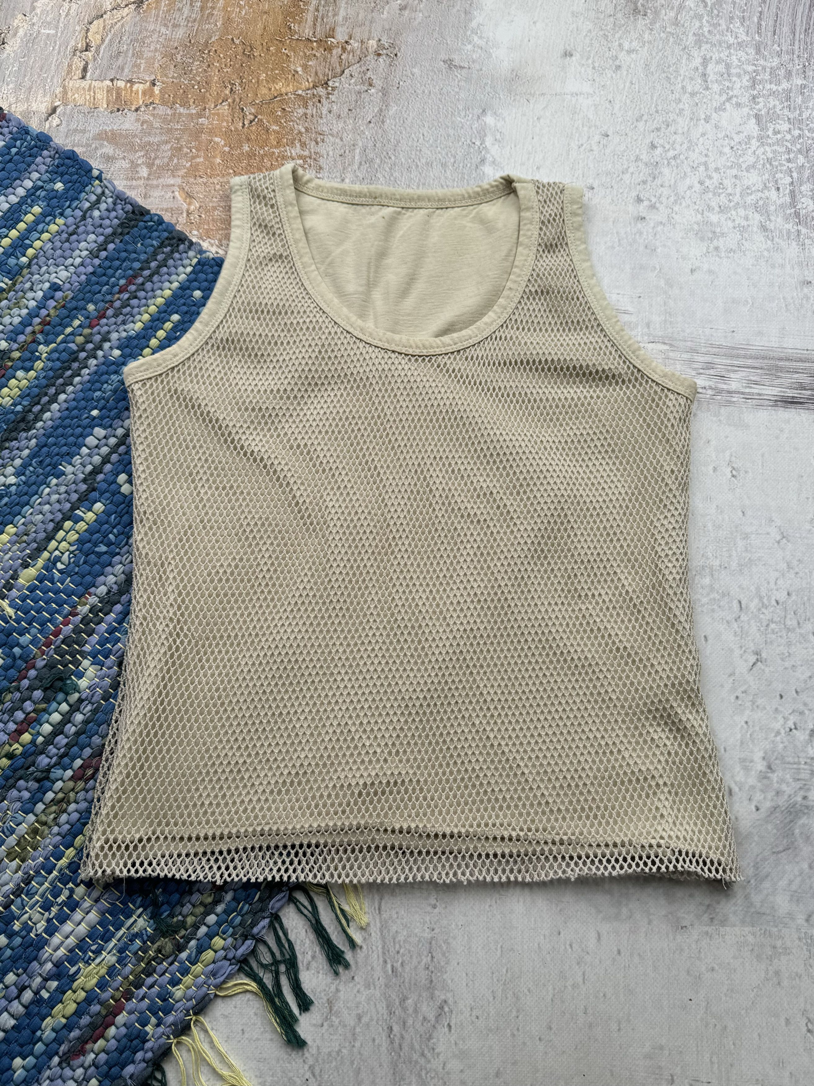 Vintage Vintage Transparent Mesh on Top Tank A49(286) Size M / US 6-8 / IT 42-44 - 1 Thumbnail