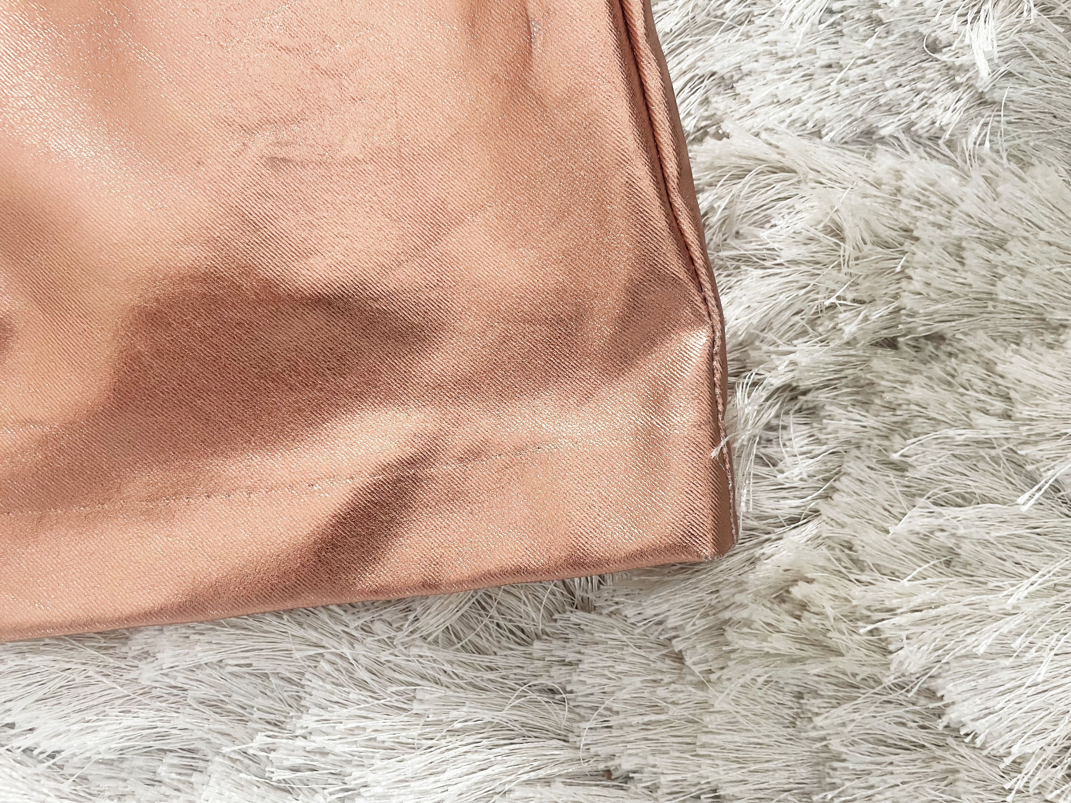 Zara ZARA Strapless Metallic Mini Dress RoseGold Sweetheart S / 4 Size S / US 4 / IT 40 - 7 Thumbnail