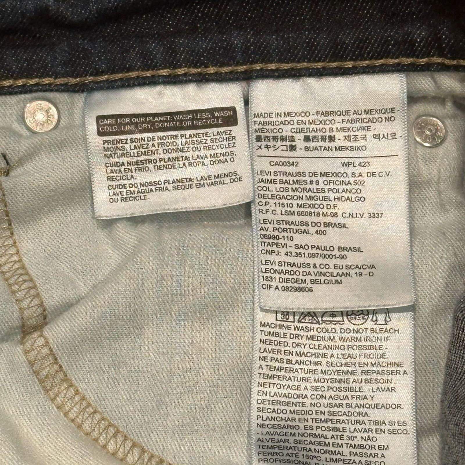 Levi's Levi strauss dark blue denim Size US 33 - 5 Thumbnail