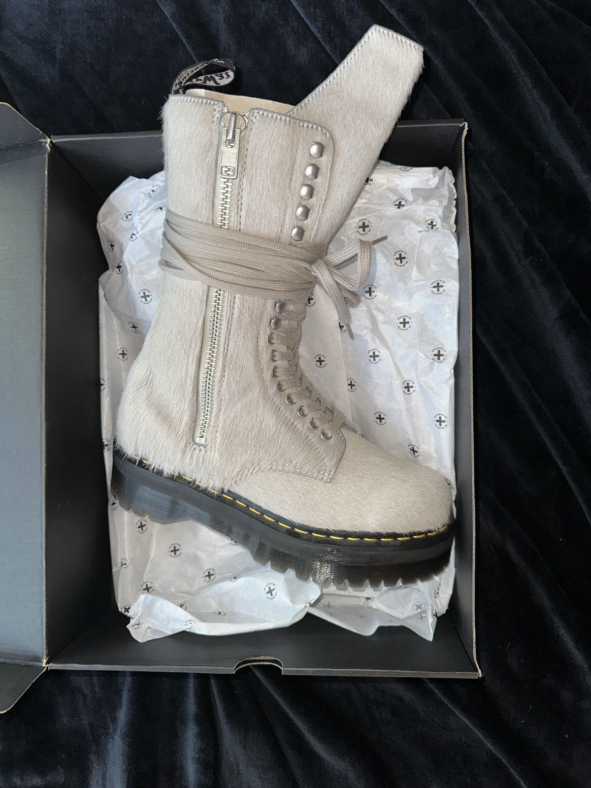 Rick Owens Dr.Martens 1918 DMXLブーツUK5 新品 Rick Owens × Dr Martens 1918 DMXLブーツUK5 新品タグ付き