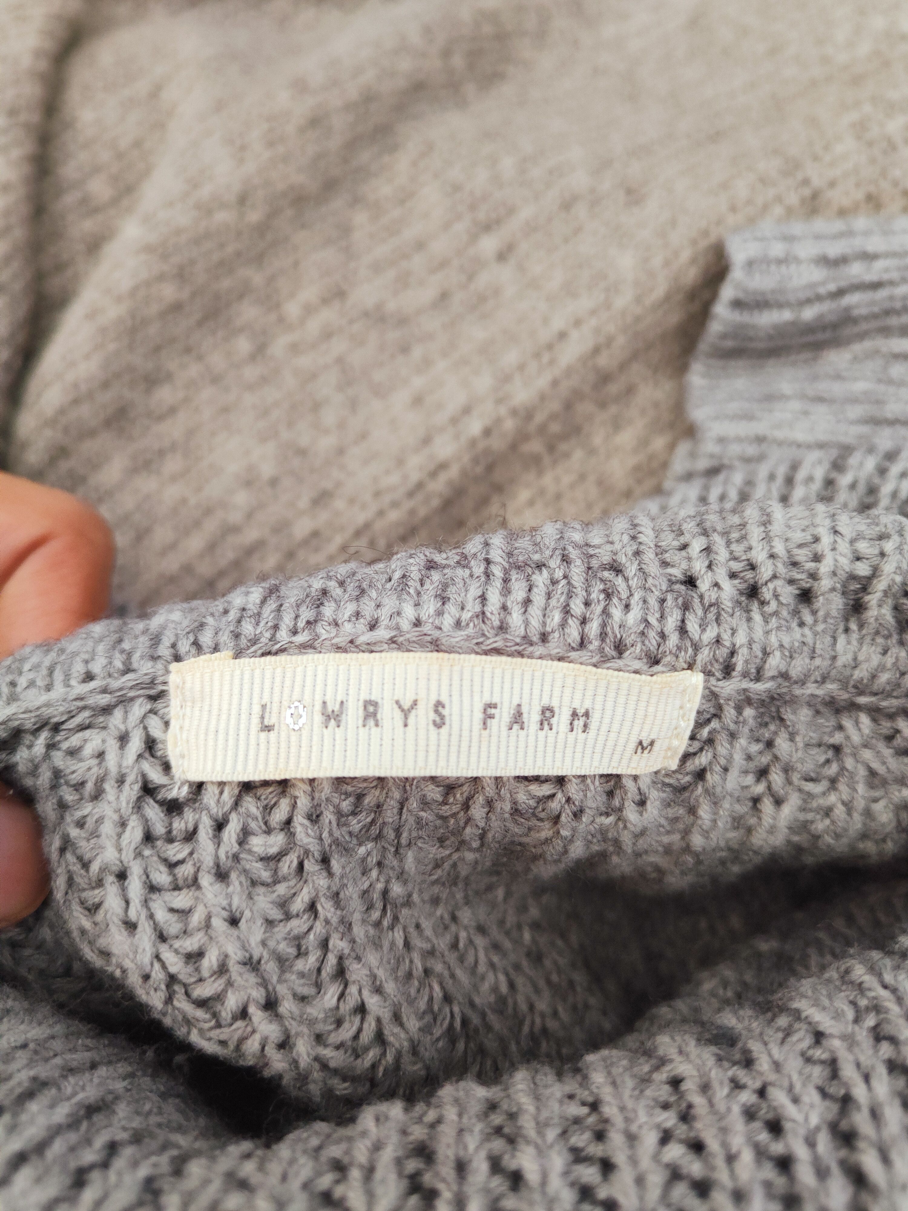 LOWRYS FARM Lowrys Farm Gray Knitwear Sweatshirts #W297 Size US M / EU 48-50 / 2 - 11 Thumbnail