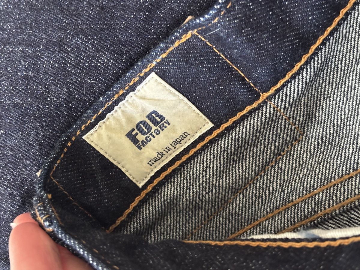 FOB Factory × Japanese Brand FOB Factory Selvadge Tapered Jeans Size US 34 / EU 50 - 8 Thumbnail