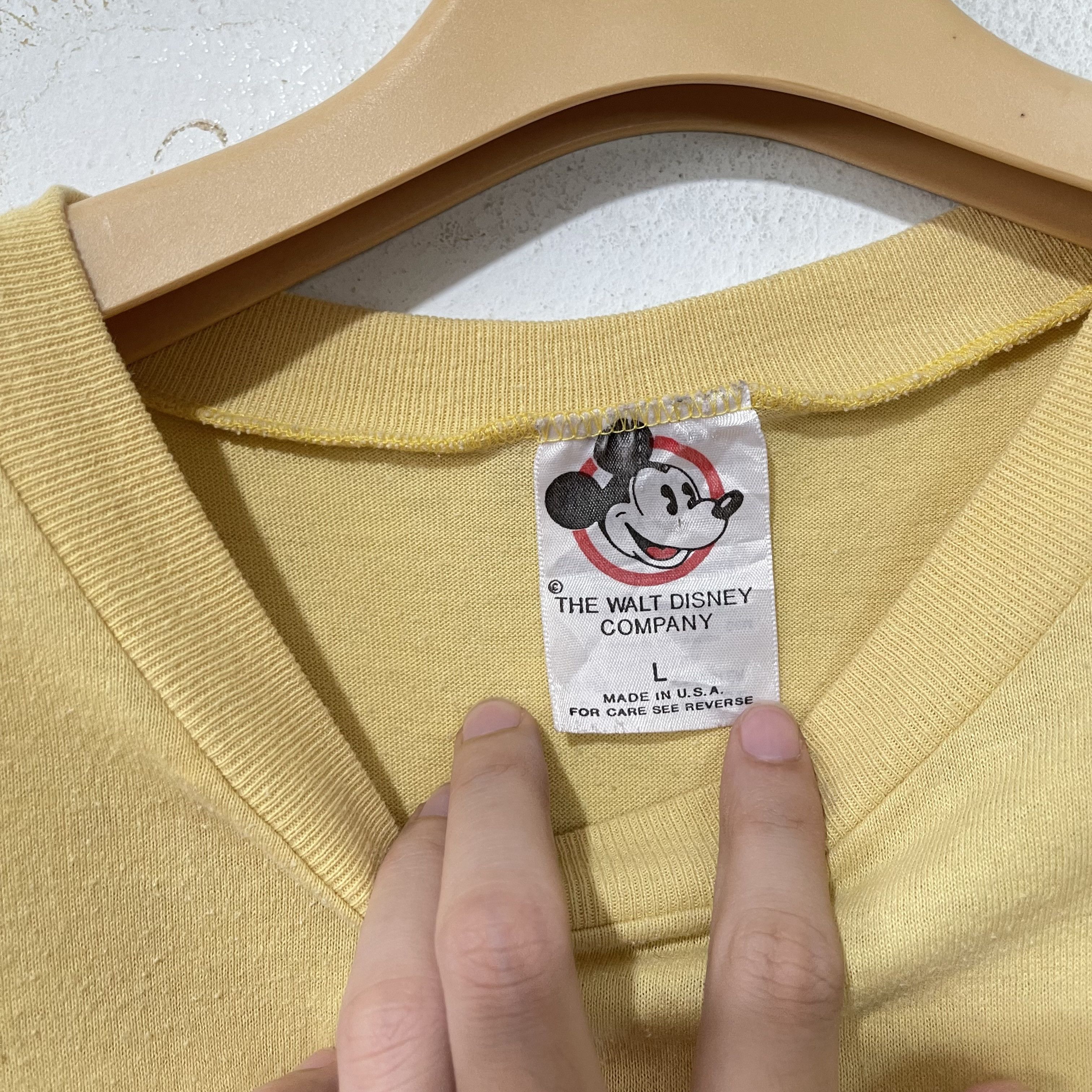 Mickey Mouse Vintage 90s Mickey Mouse What a Babe Disney Crop Size L / US 10 / IT 46 - 6 Thumbnail