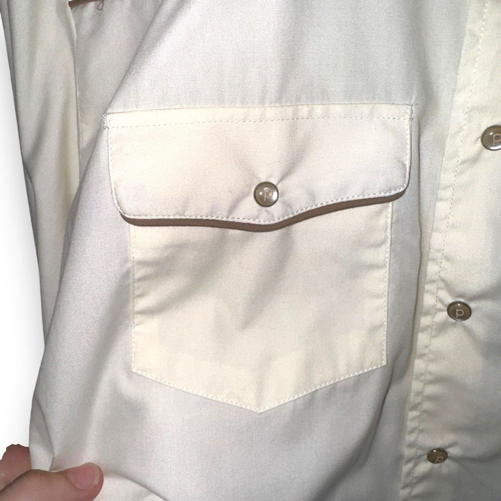 Vintage Patroncito USA Off-White Pearl Snap Cowboy Western Shirt Siz Size US M / EU 48-50 / 2 - 4 Thumbnail