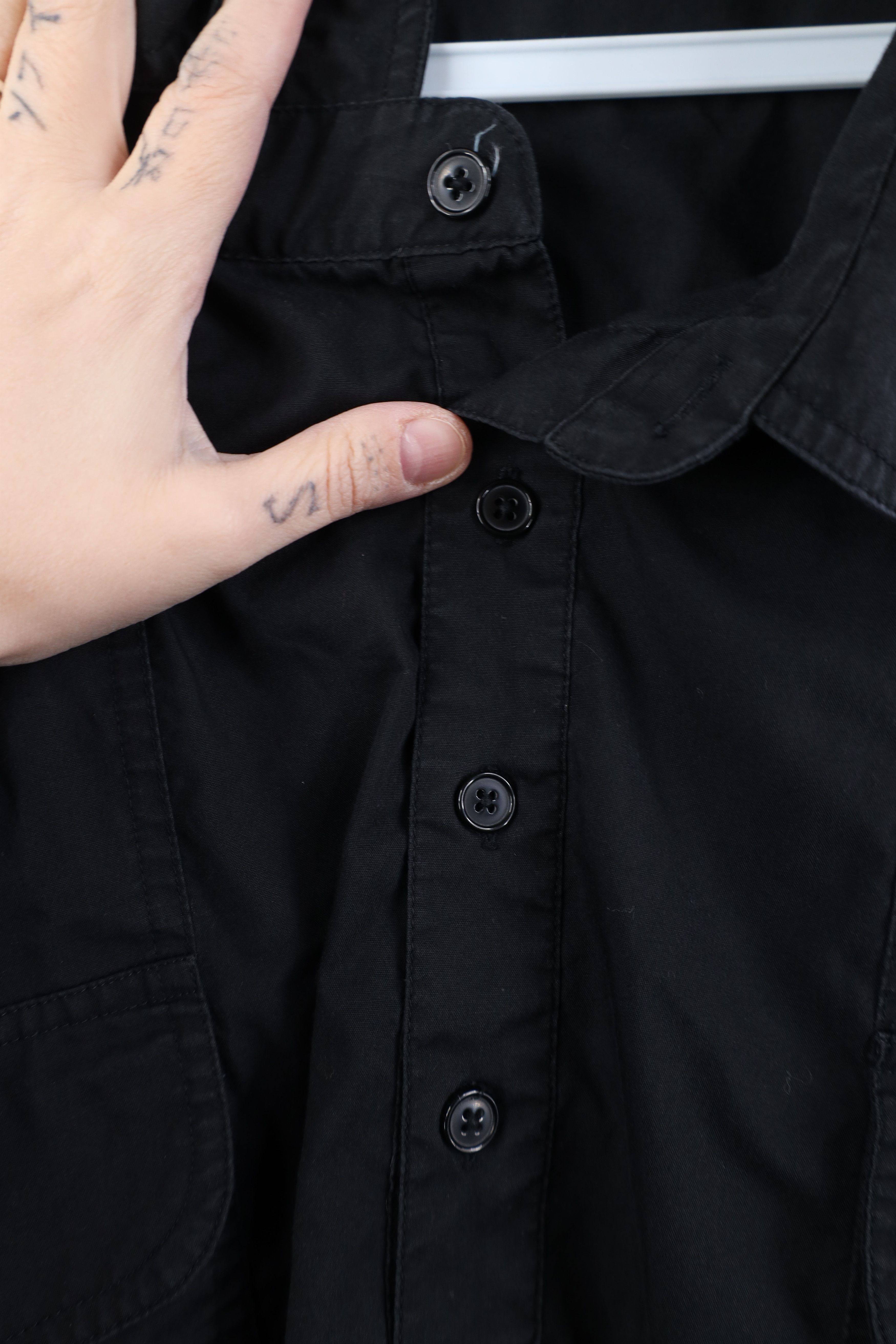 Vintage Vintage 90s Streetwear Collared Pullover Polo Shirt Black Size US XXL / EU 58 / 5 - 4 Thumbnail