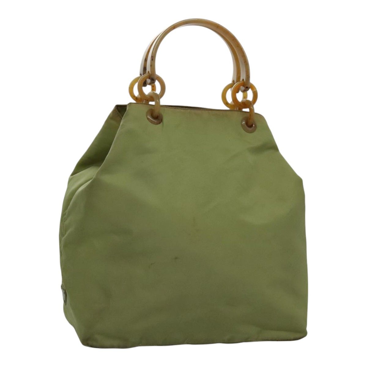 Prada Tessuto Green Synthetic Handbag (Pre-Owned) Size ONE SIZE - 1 Thumbnail