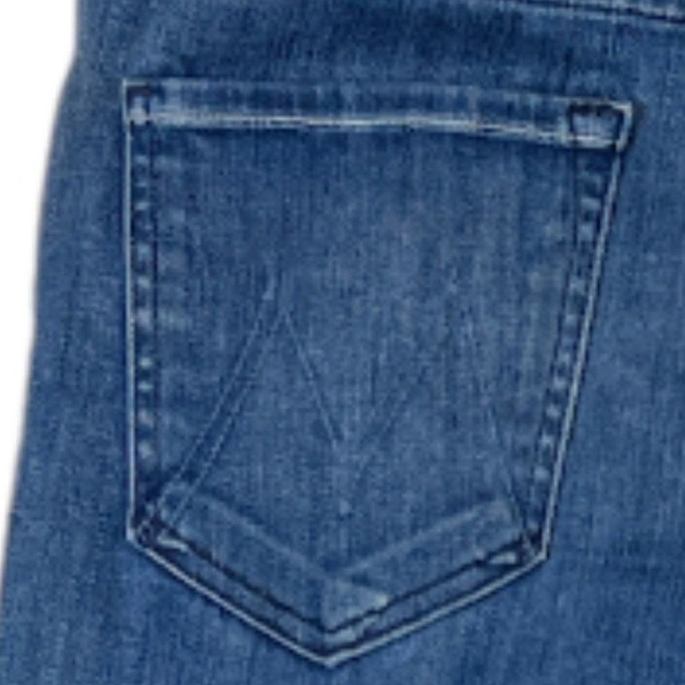 MOTHER Mother Cropped Blue Denim Jeans | Size 27 Size 27" / US 4 / IT 40 - 5 Thumbnail