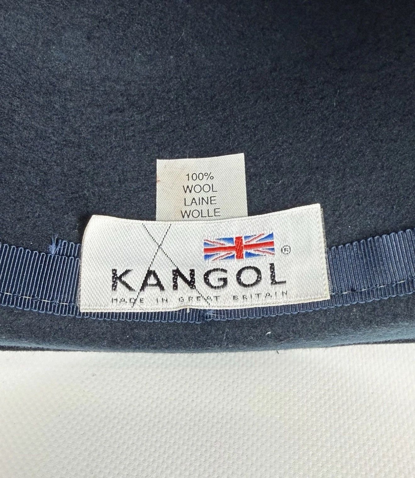 Kangol Vintage Kangol 100% Wool Felt Hat Women One Size Blue Cherry Size ONE SIZE - 7 Thumbnail