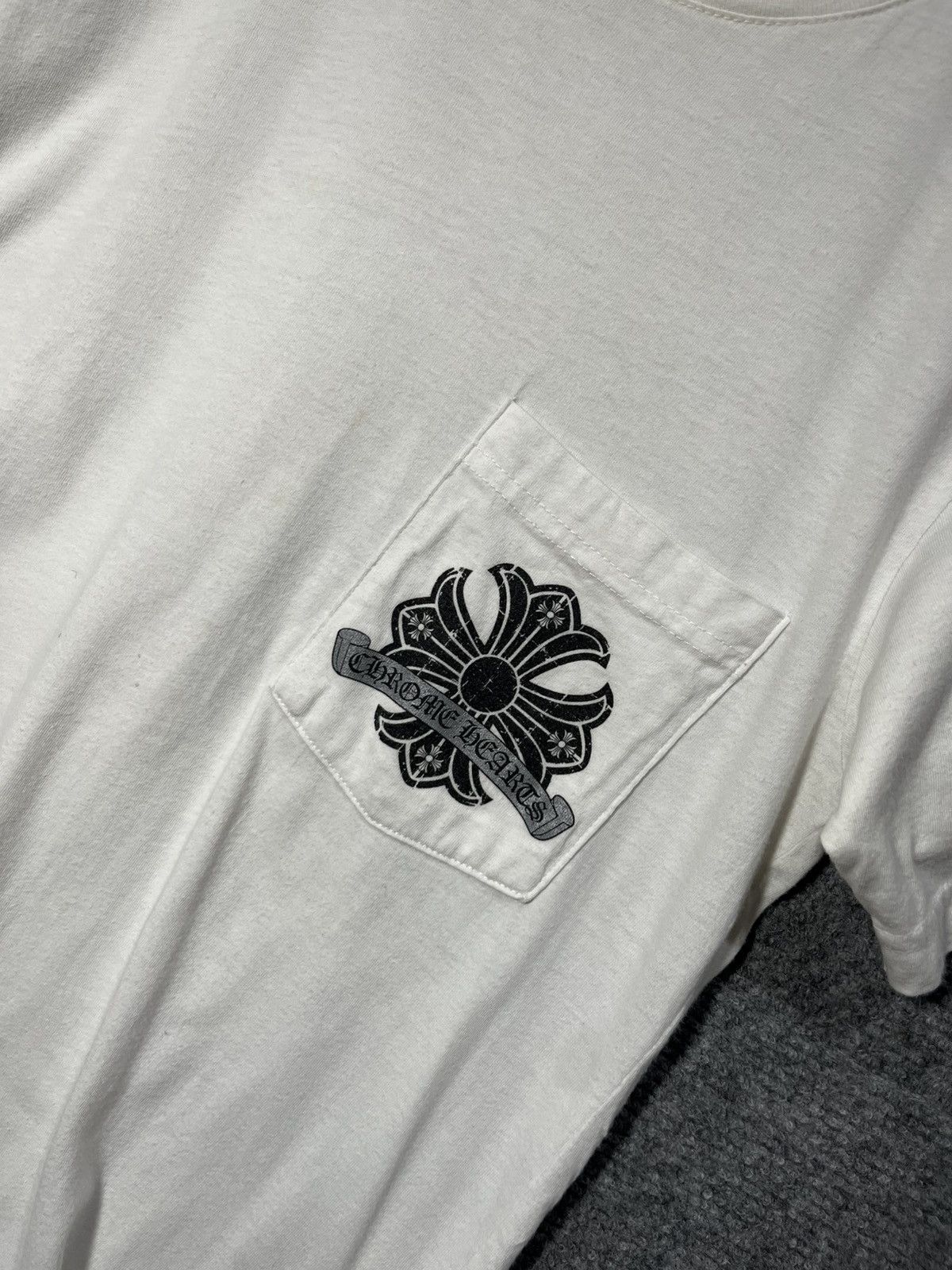 Chrome Hearts CHROME HEARTS BIG HORSESHOE POCKET TEE Size US S / EU 44-46 / 1 - 4 Thumbnail