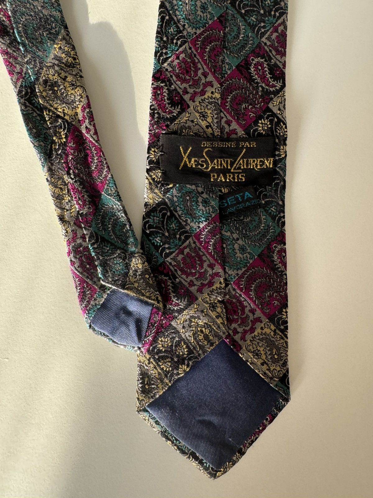 Yves Saint Laurent Yves Saint Laurent Vintage Tie Size ONE SIZE - 5 Thumbnail