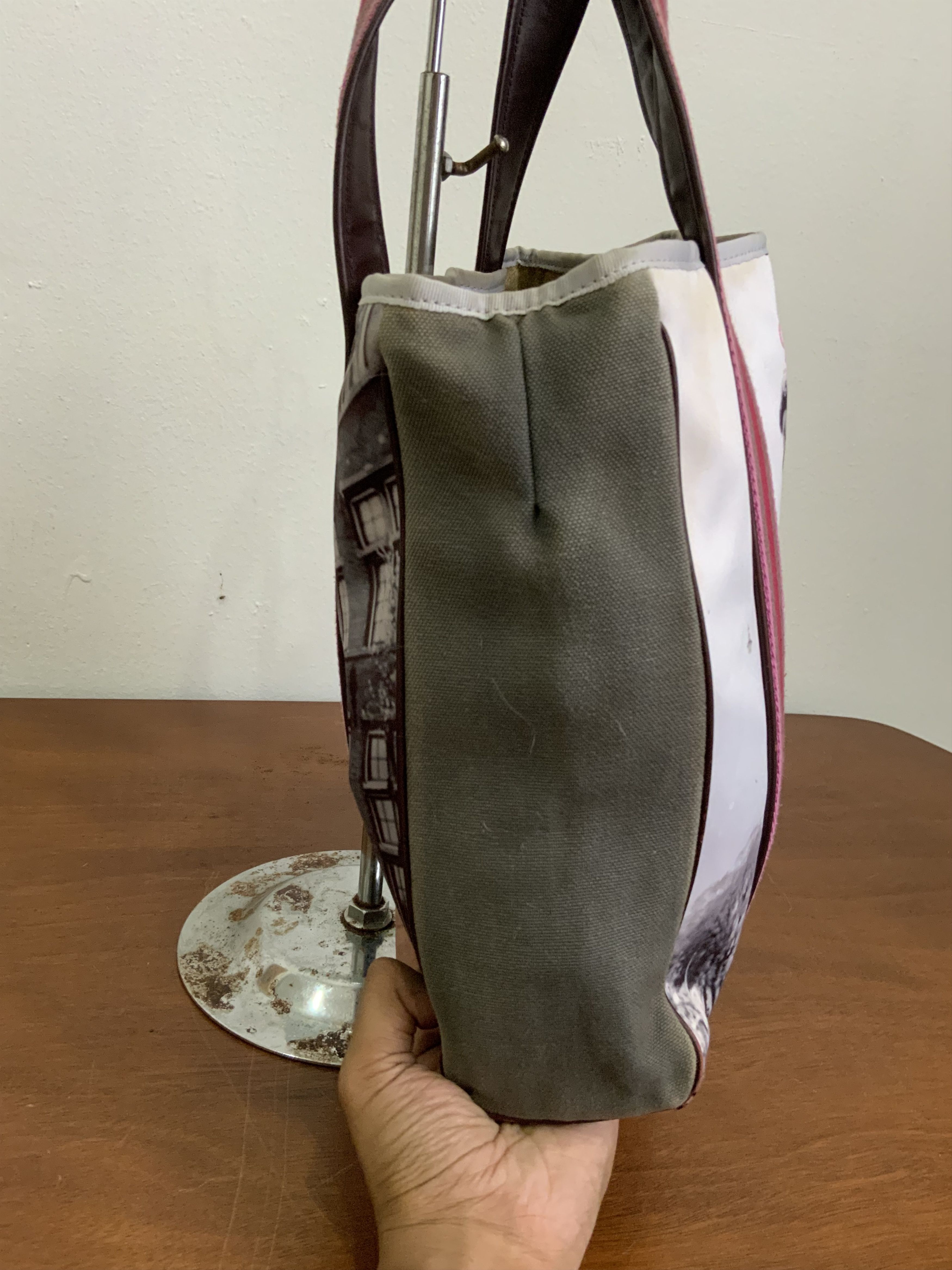 If Six Was Nine Anya Handmarch London Leather Tote Bag Size ONE SIZE - 5 Thumbnail