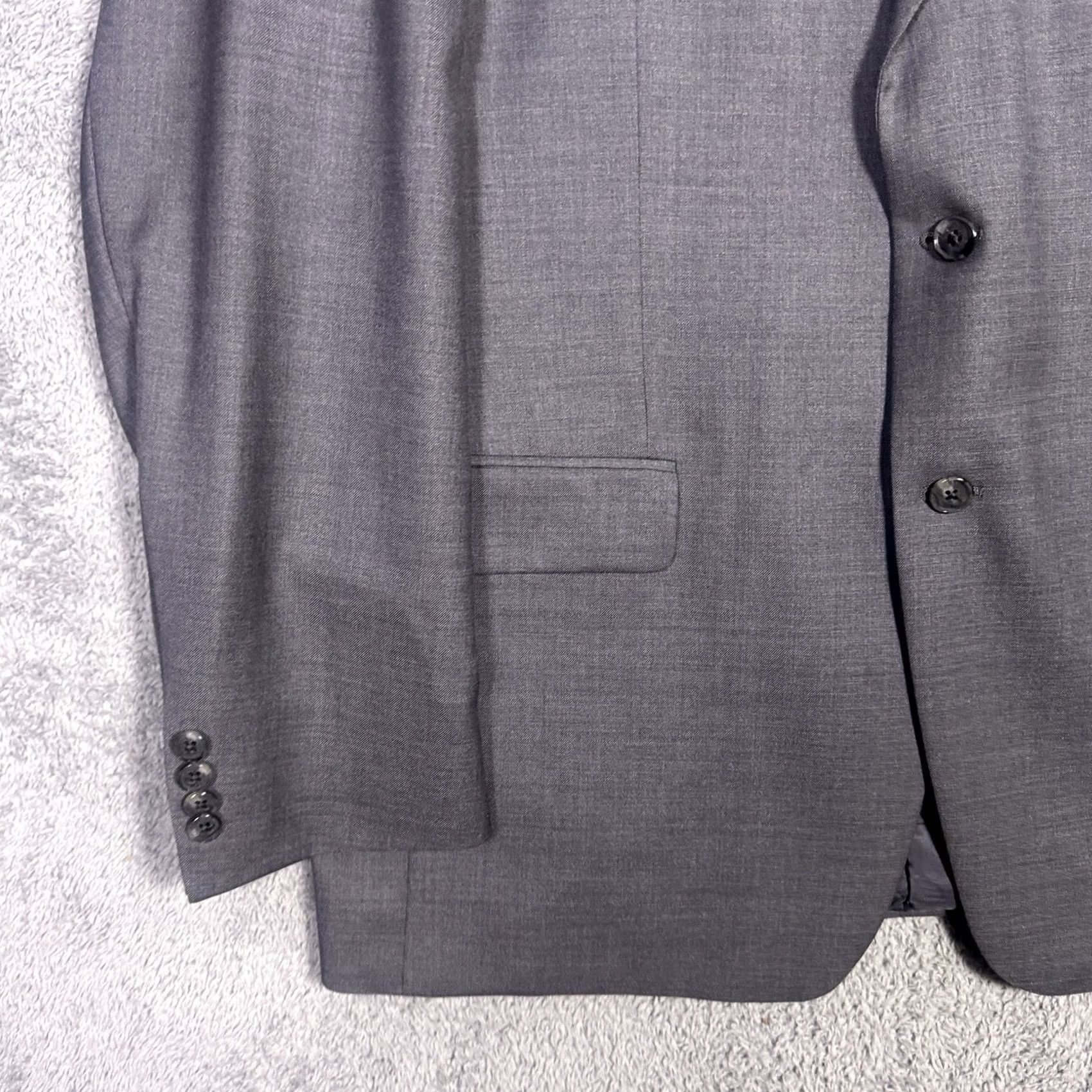 Joseph Abboud Joseph Abboud Blazer Men 44L Zignone Super 110s Wool Sport Coat Italy Size 44R - 3 Thumbnail