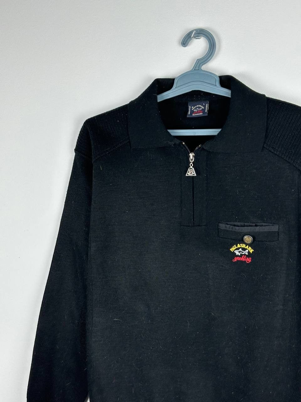 Paul & Shark × Vintage Paul and Shark Yachting Wool Cableknit Sweater Mens Size US XL / EU 56 / 4 - 3 Thumbnail