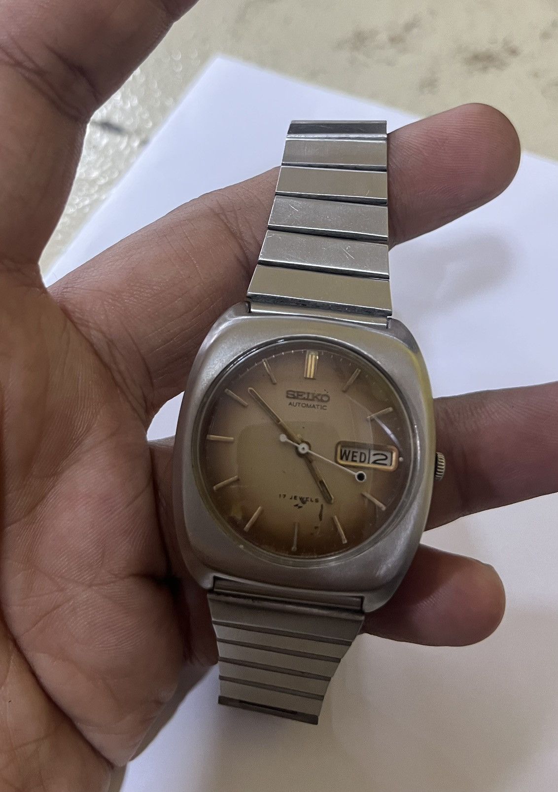 Seiko Vintage 1970’s Seiko 17 jewels Stainless steel watch Size ONE SIZE - 6 Thumbnail