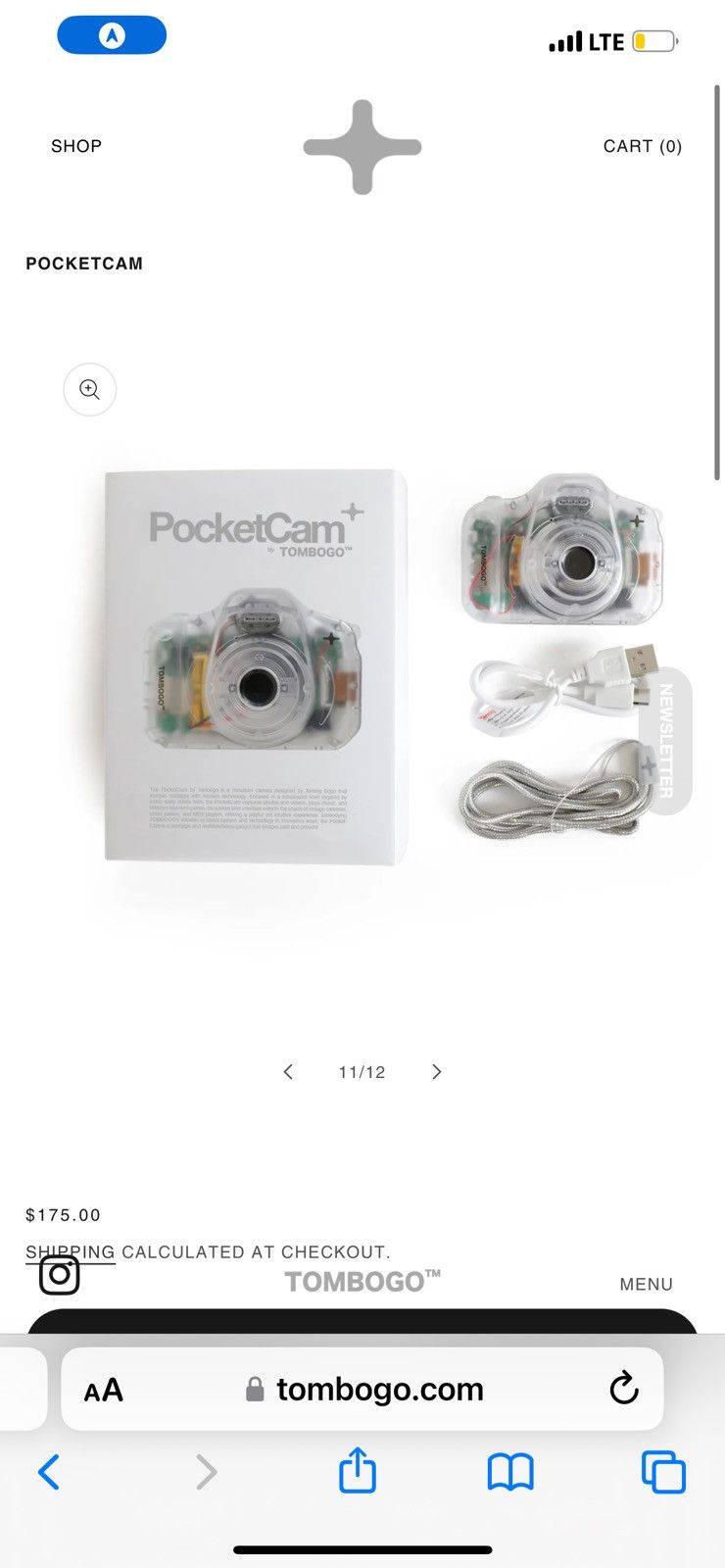 TOMBOGO Tombogo Pocketcam Size ONE SIZE - 6 Thumbnail