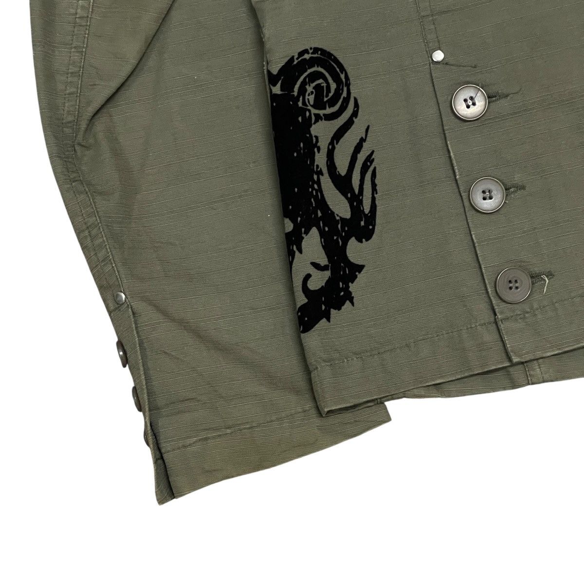 Woolrich Woolen Mills Vintage Woolrich Cargo Pockets Military Field Jacket Size US M / EU 48-50 / 2 - 14 Thumbnail