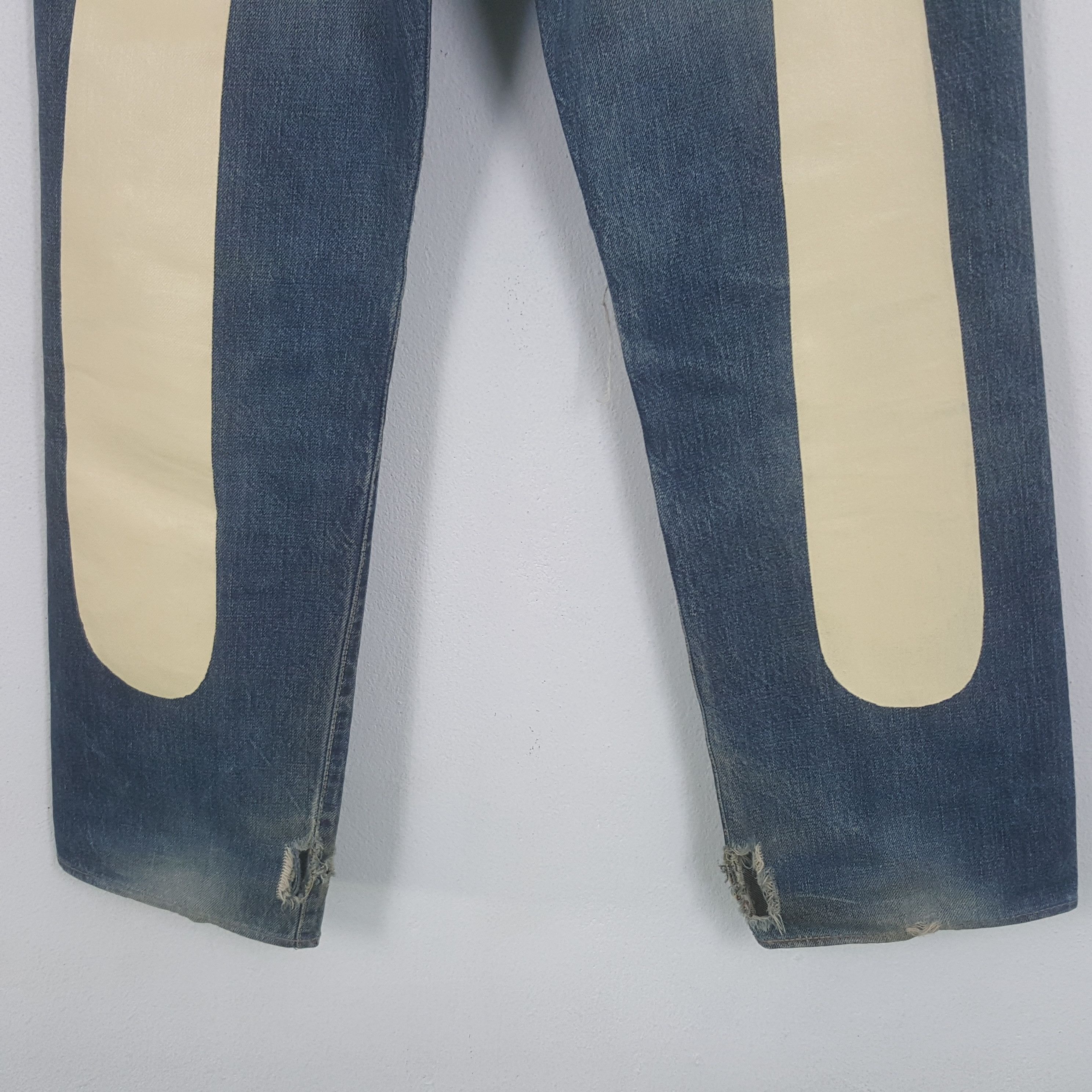 If Six Was Nine × Japanese Brand × Vintage Vintage Evis Japanese Brand Daicock Custom Art Denim Jeans Size US 29 - 3 Thumbnail