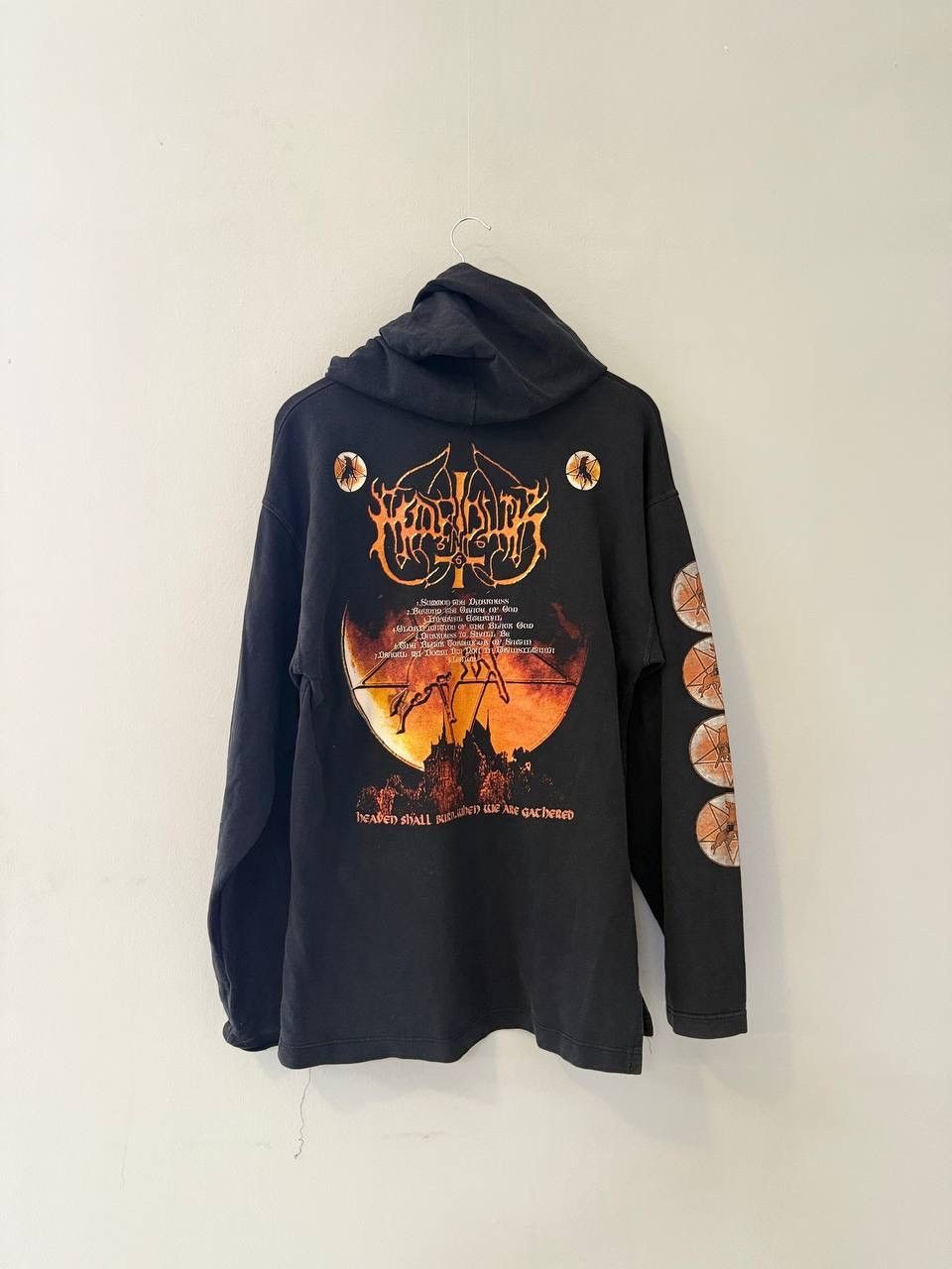 Band Tees Vintage 90's Marduk Black Metal Hoodie Rare Shirt Size US L / EU 52-54 / 3 - 11 Thumbnail