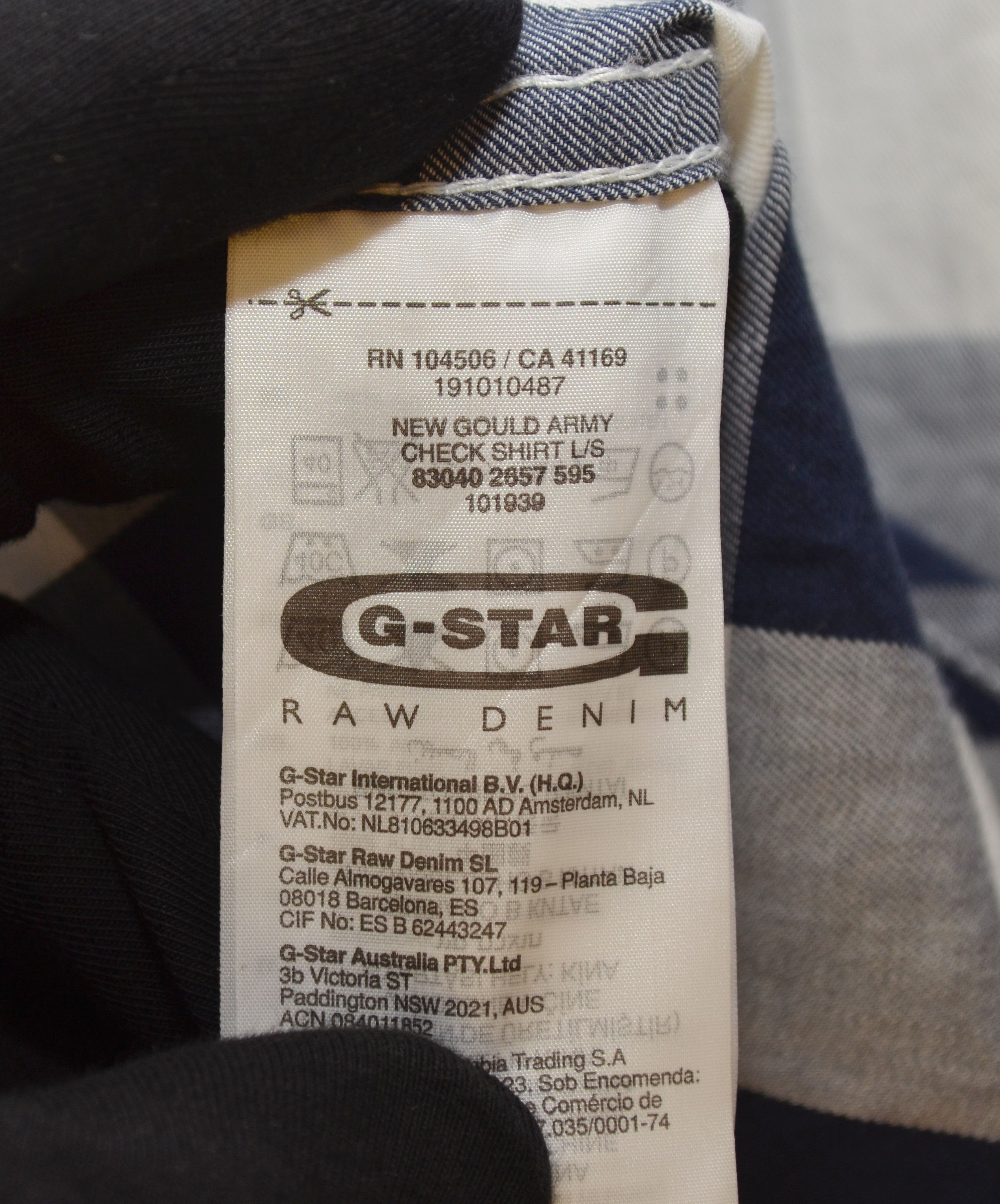 G-Star G-STAR New Gould Army Zip Shirt Check Size L Size US L / EU 52-54 / 3 - 9 Thumbnail