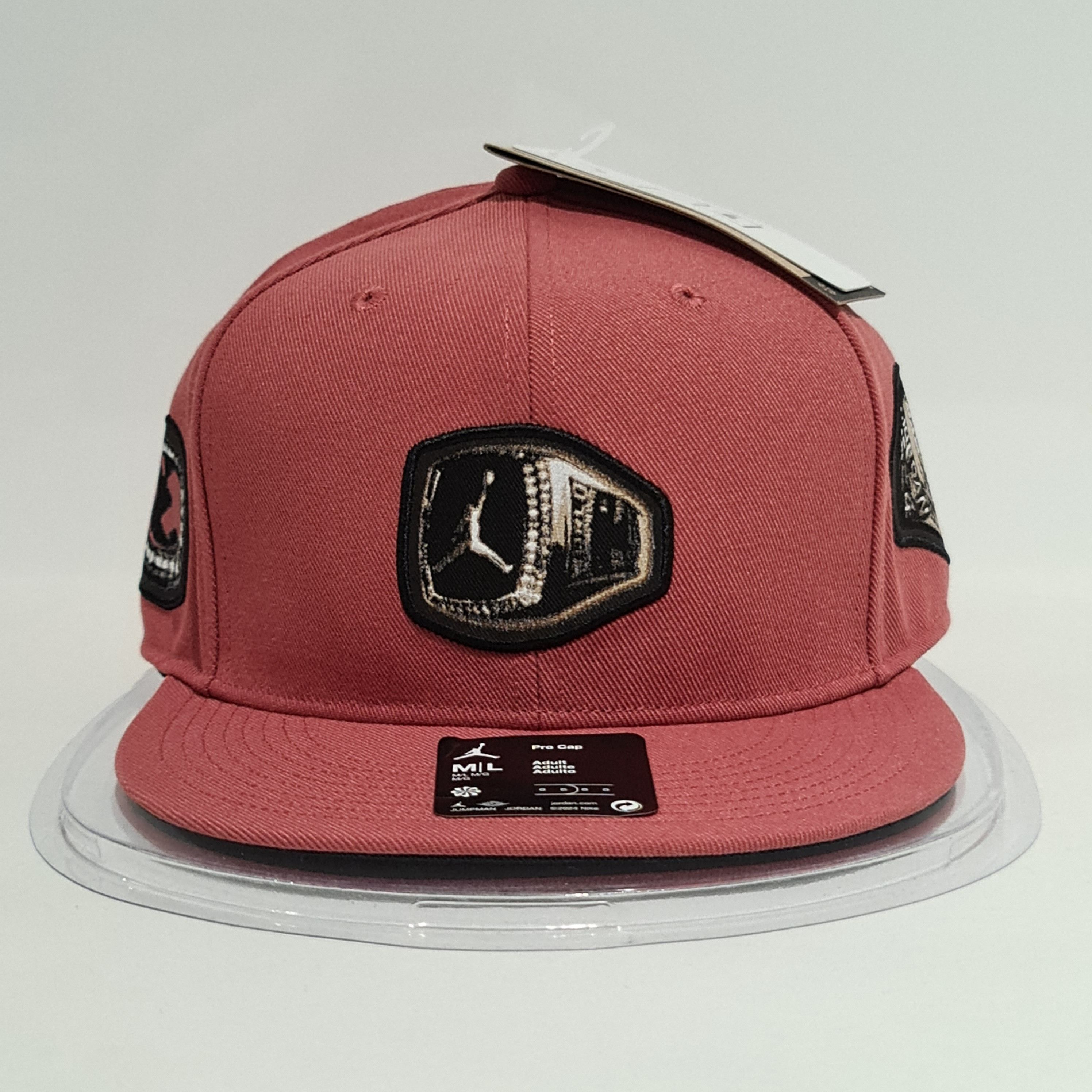 Jordan Brand Jordan Cap Snapback 'Flight MVP Champs Rings' Blush Red Size ONE SIZE - 2 Thumbnail