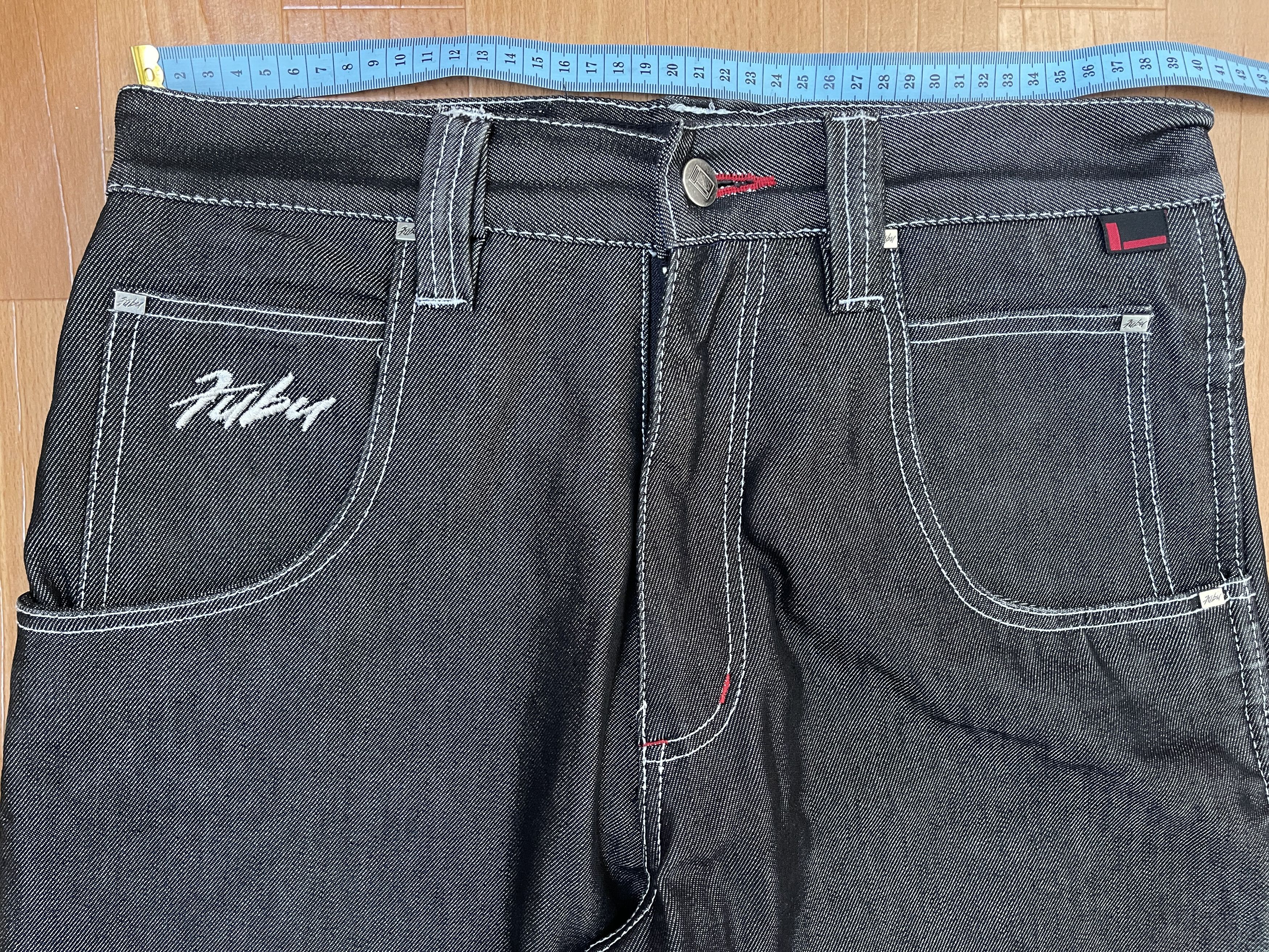 Fubu FUBU jeans shiny vintage baggy jeans silver metallic size 30 Size US 30 / EU 46 - 13 Thumbnail