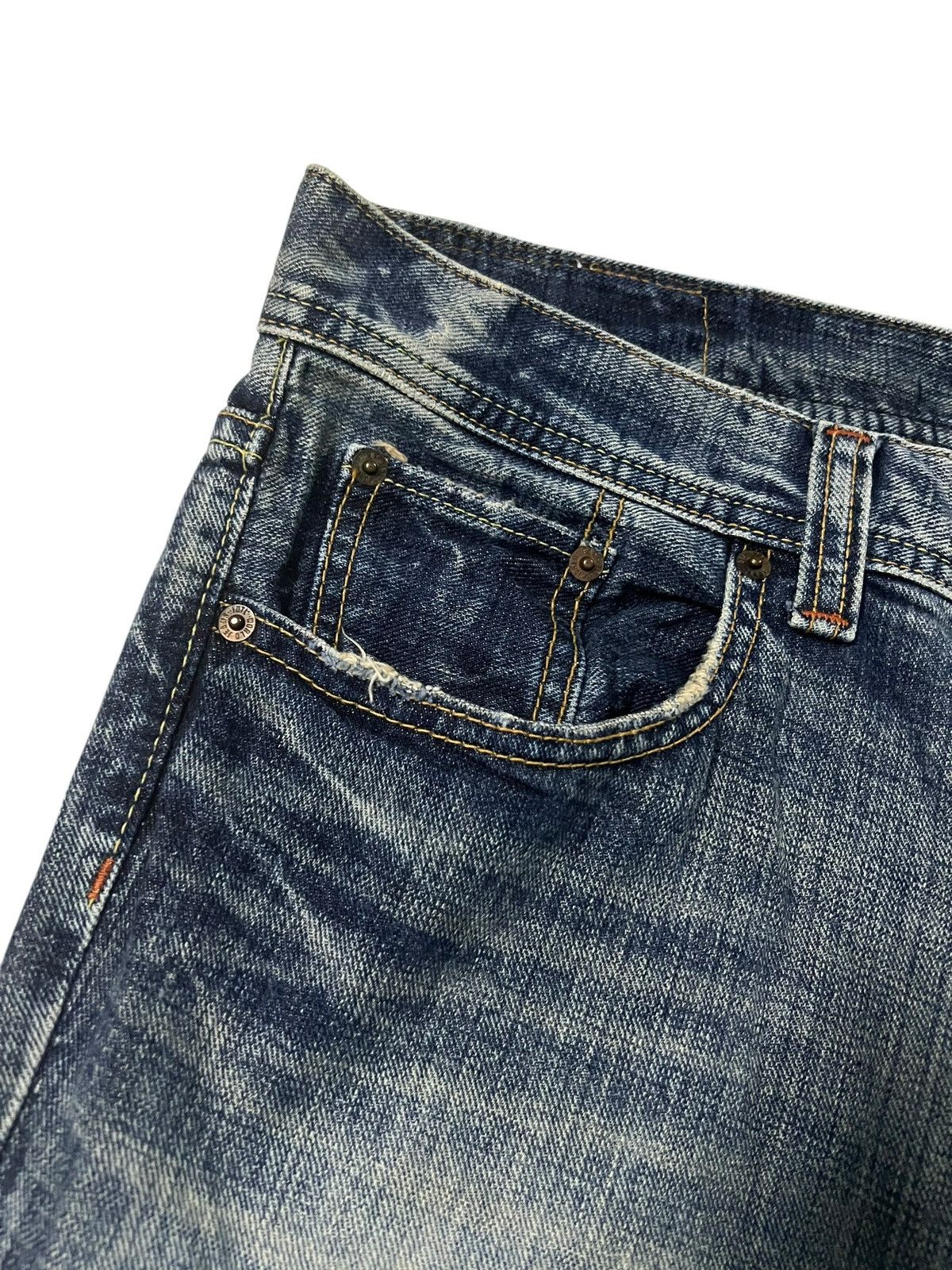 Japanese Brand Bootcut GL Heart Mud Wash Jean Size US 34 / EU 50 - 7 Thumbnail