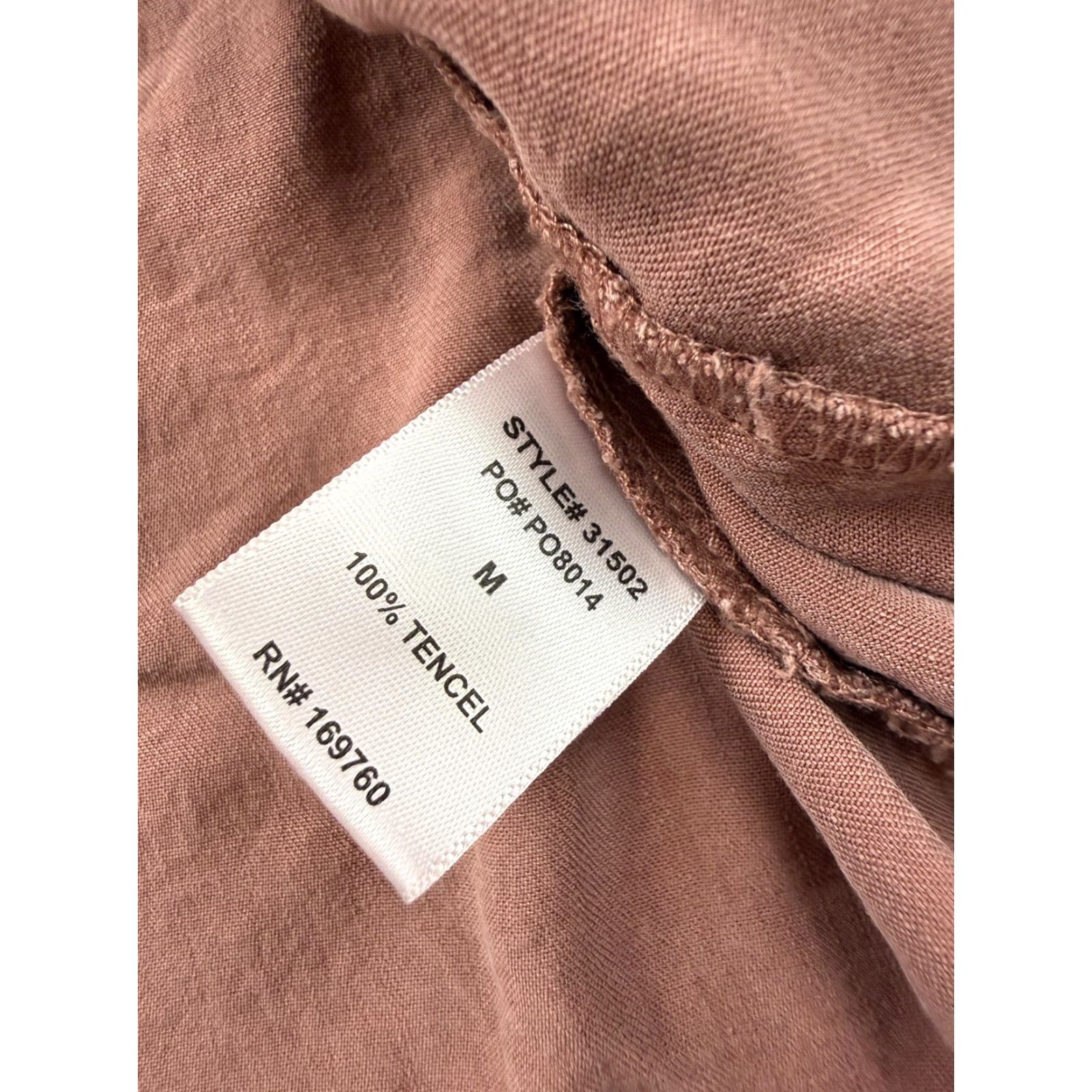 Vintage Bécool Jacket Womens Medium Pink Tencel Utility Military Snap Front Pockets Size M / US 6-8 / IT 42-44 - 5 Thumbnail