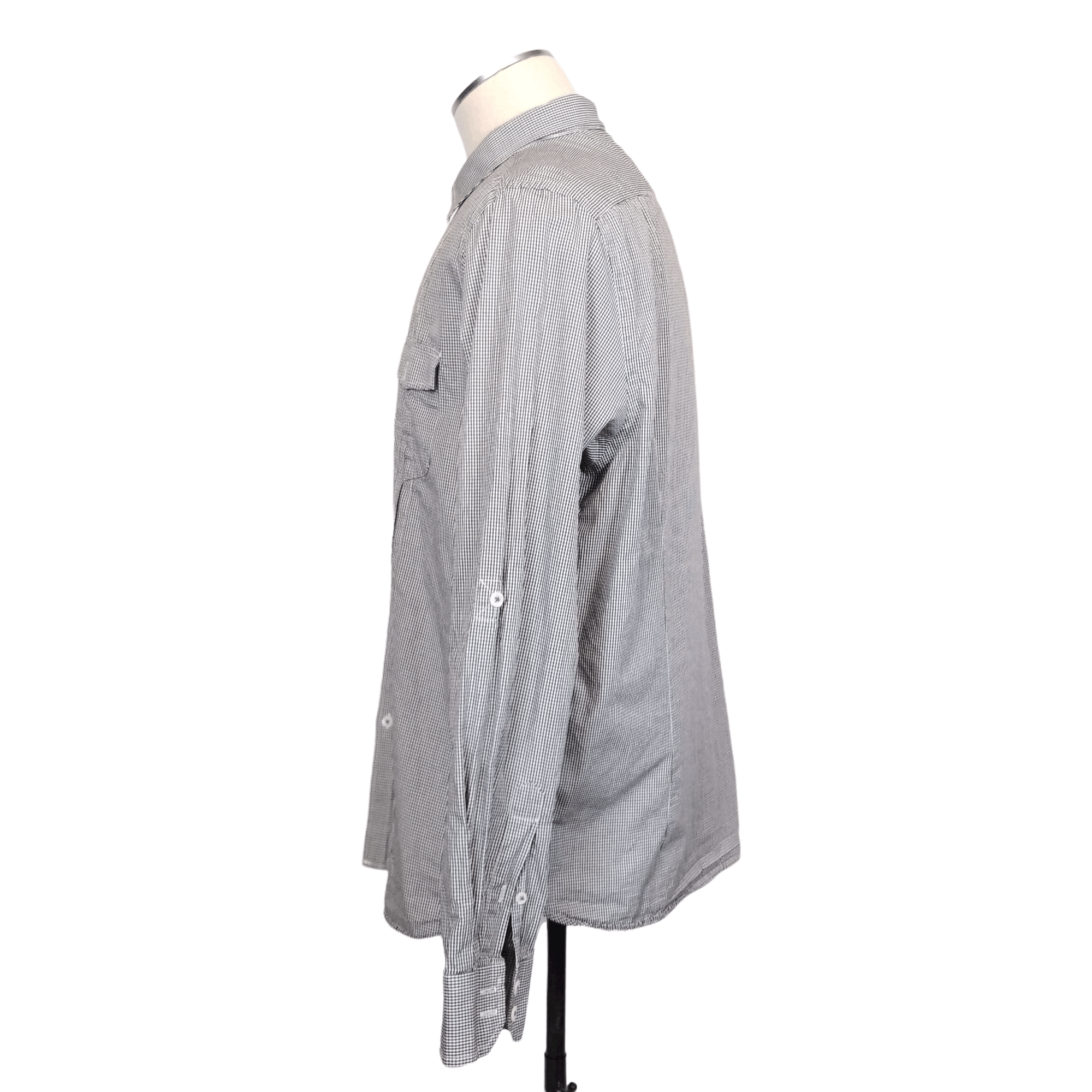 Ted Baker Norping Tapered Fit Collared Shirt in Micro Gingham Size US XXL / EU 58 / 5 - 3 Thumbnail