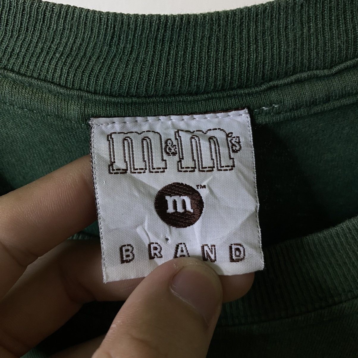 Vintage 2000s M&M Chocolate Mirror Print Promo Tee Size US M / EU 48-50 / 2 - 5 Thumbnail