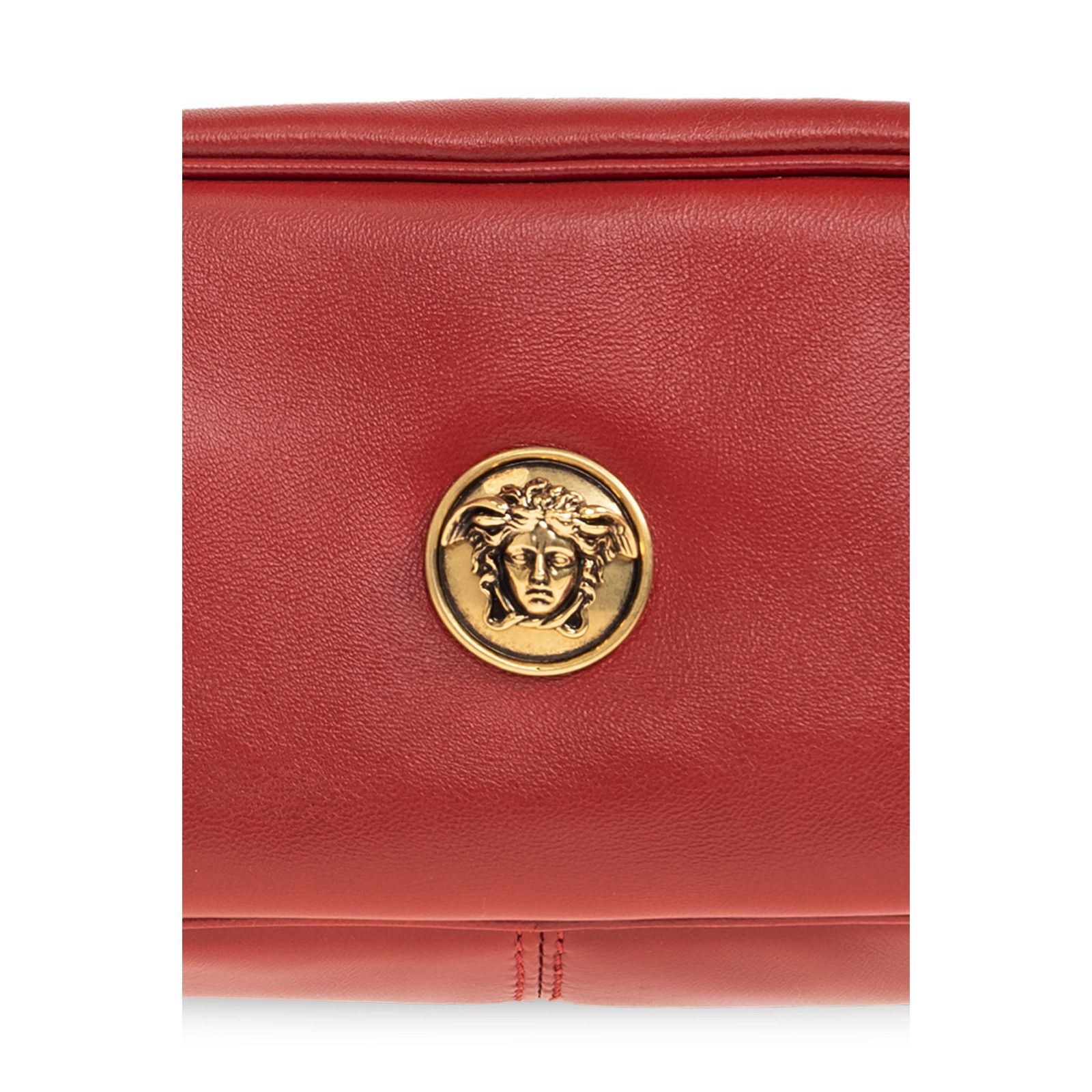 Versace VERSACE Medusa Head Small Red Leather Shoulder Bag New & Aut Size ONE SIZE - 5 Thumbnail