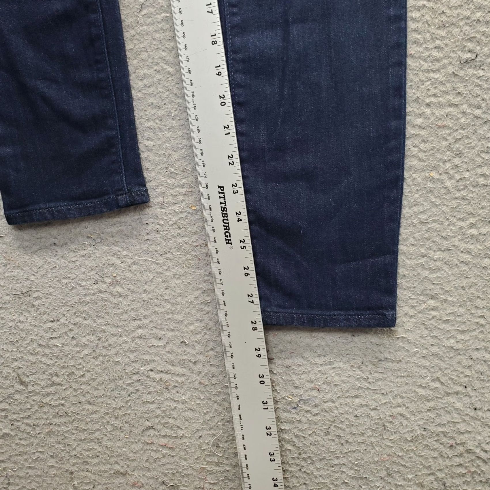 Loft LOFT Jeans Womens 2 Blue Modern Skinny Denim Slim Fit Nautical Button Detail Size 26" / US 2 / IT 38 - 4 Thumbnail
