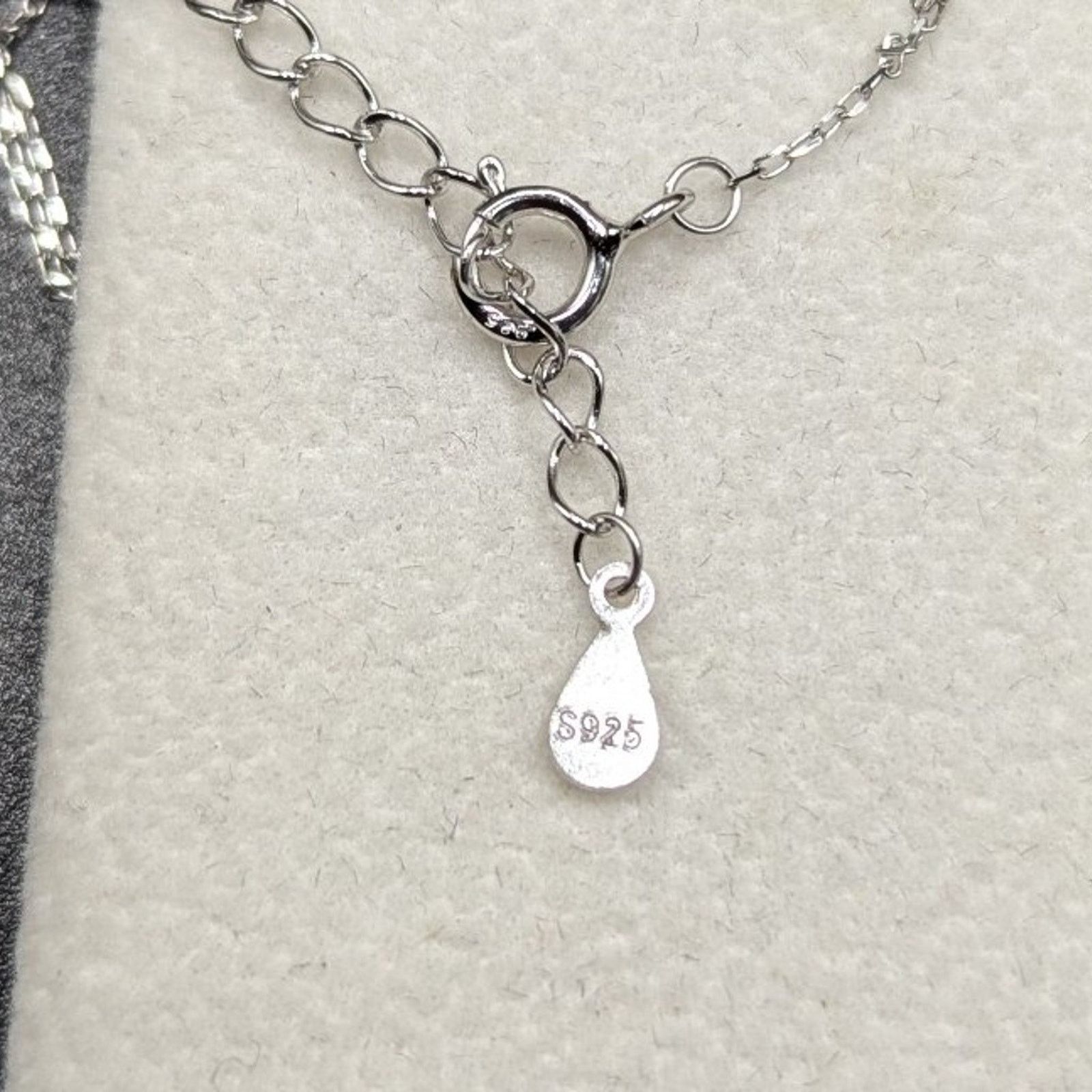 Other Emerald-Cut Pendant Necklace 1Ct Moissanite Sterling Silver Size ONE SIZE - 6 Thumbnail