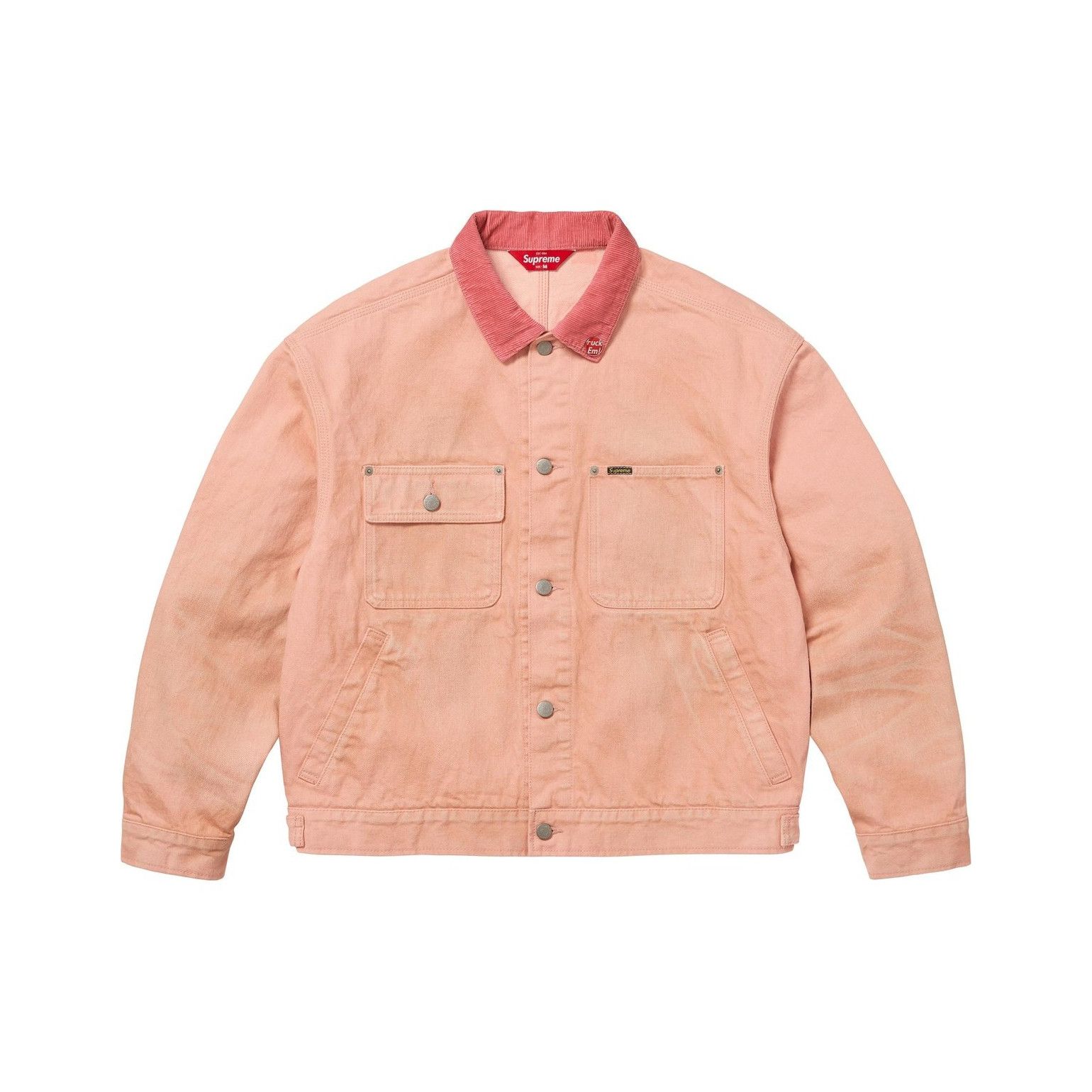 Supreme Supreme Distressed Selvedge Denim Trucker Jacket Size M Size US M / EU 48-50 / 2 - 1 Thumbnail