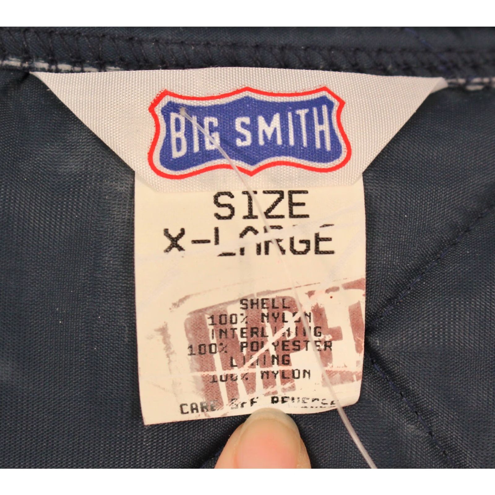 Vintage VINTAGE Big Smith Jacket Mens 70s Quilted Puffer Wool? Nylon Blue XL 70s Quilt Jacket Mens Size US XL / EU 56 / 4 - 4 Thumbnail