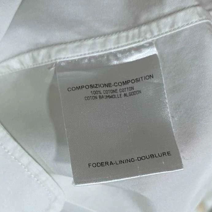 Saint Laurent Paris Saint Laurent Paris size 37 White waist zip-up shirt 2505- Size US M / EU 48-50 / 2 - 5 Thumbnail