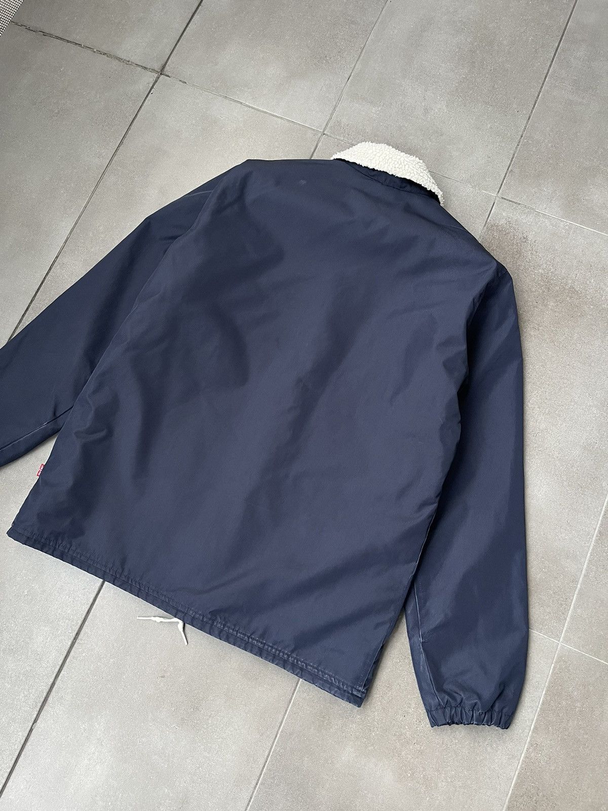 Levi's Levi's Sherpa Navy Nylon Jacket Size US M / EU 48-50 / 2 - 10 Thumbnail