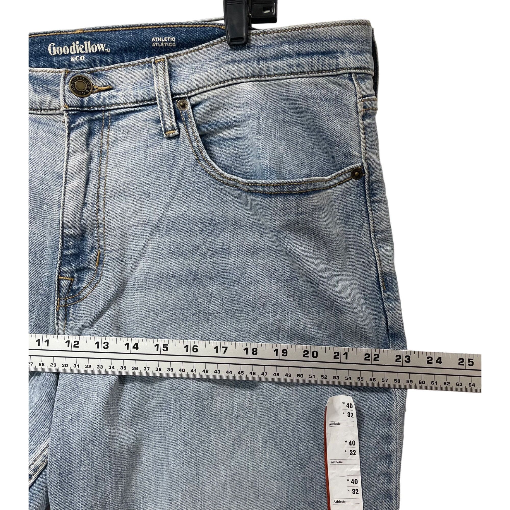 Other Goodfellow & Co - Men's Athletic Total Flex Jeans - Blue Was Size US 40 / EU 56 - 4 Thumbnail