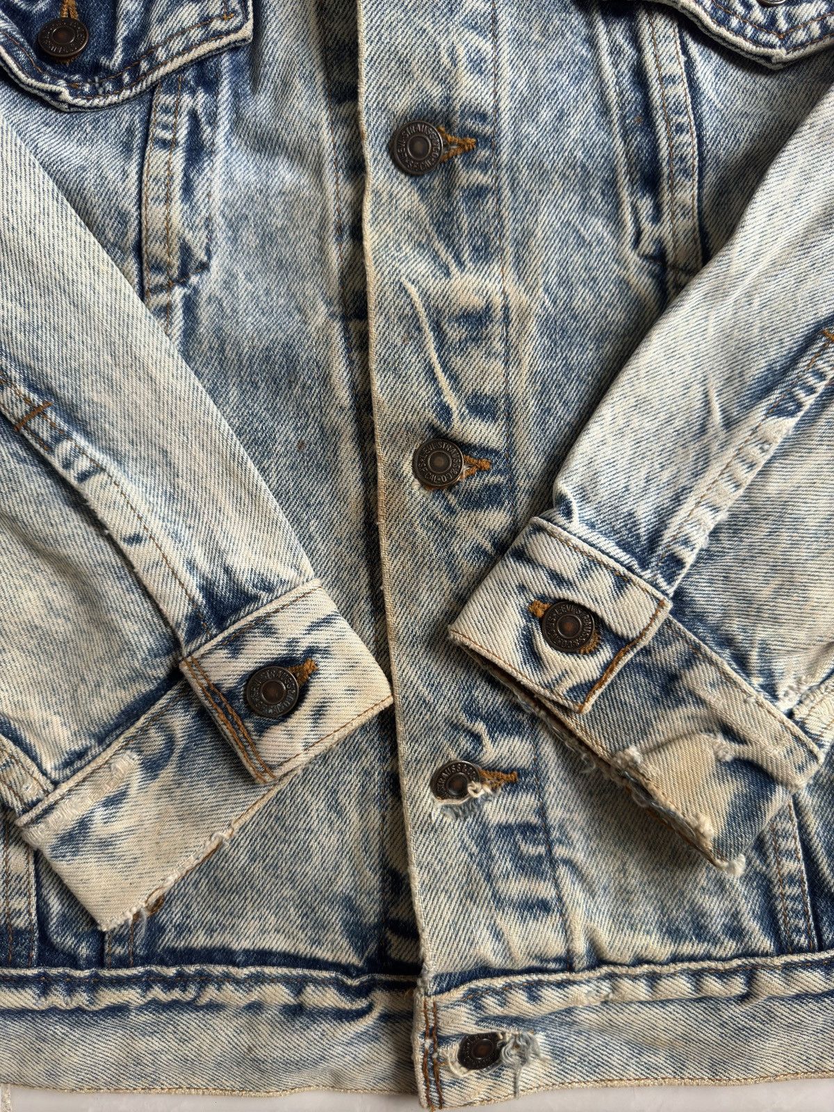Levi's VERY RARE VINTAGE JACKET DENIM JEANS LEVIS ACID WASH Size US M / EU 48-50 / 2 - 4 Thumbnail