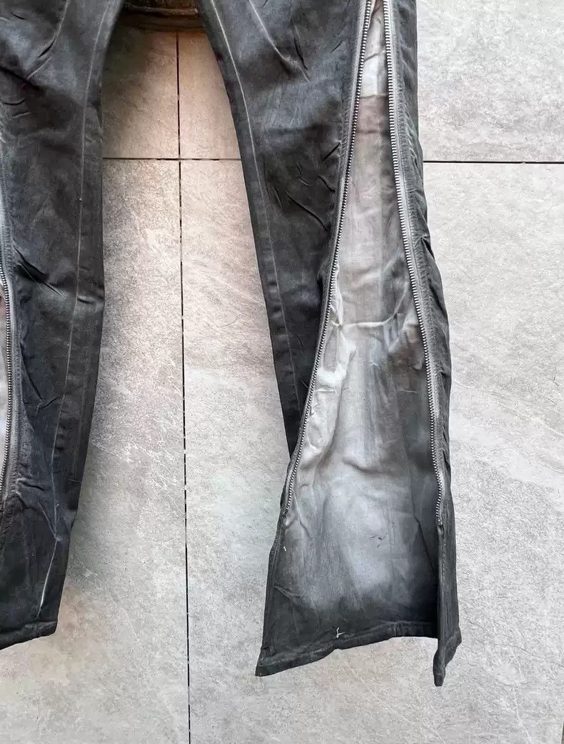 Rick Owens Rick Owens Zipper micro-pull high waist pants banana pants- Size US 31 - 5 Thumbnail