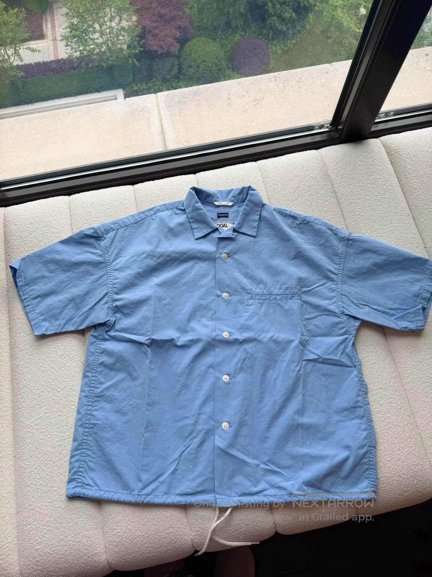 Nanamica nanamica open collar short sleeve shirt. Size XS / US 0-2 / IT 36-38 - 1 Thumbnail