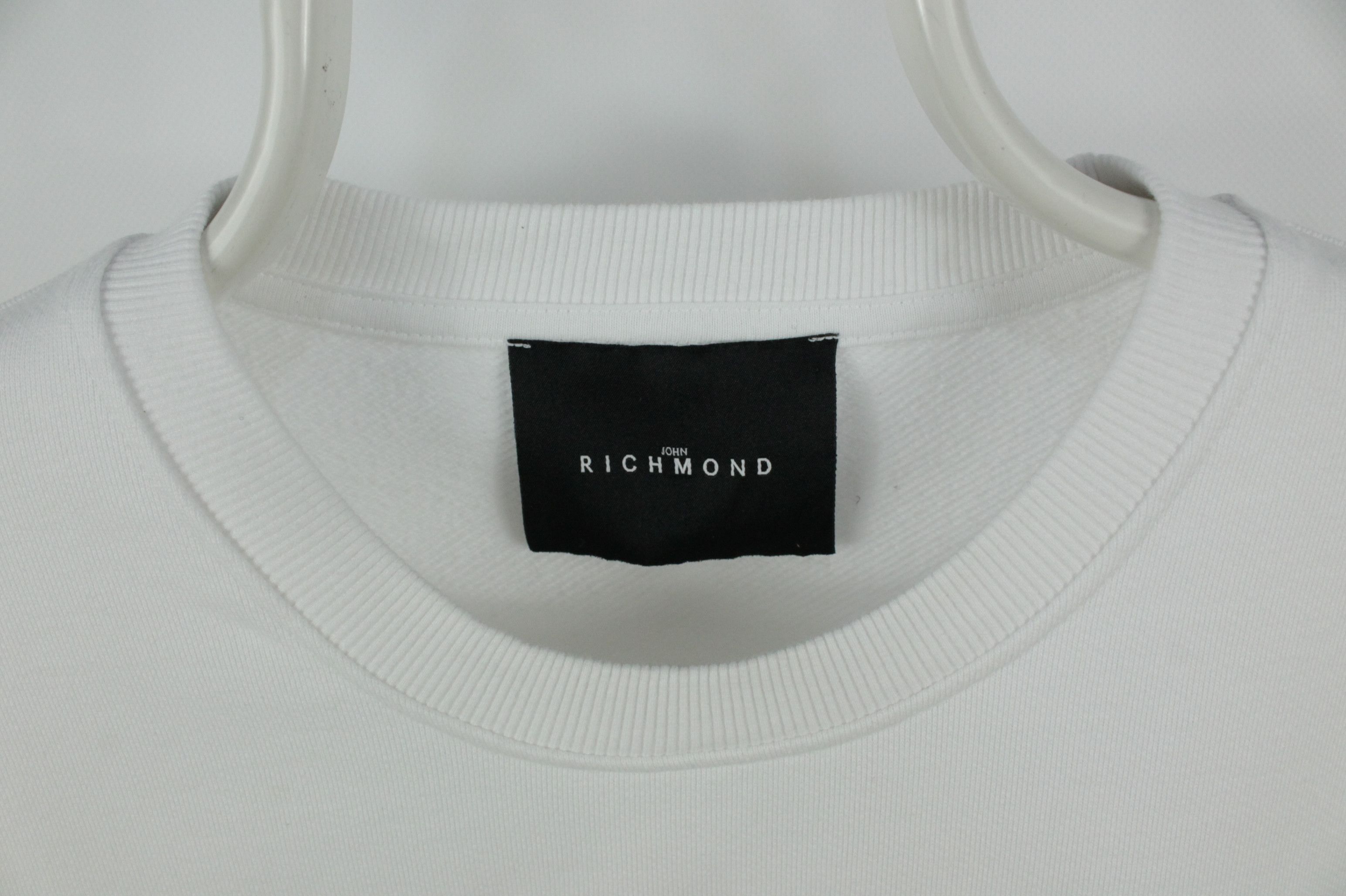 John Richmond John Richmond JR White Sweatshirt Men's Size US L / EU 52-54 / 3 - 5 Thumbnail