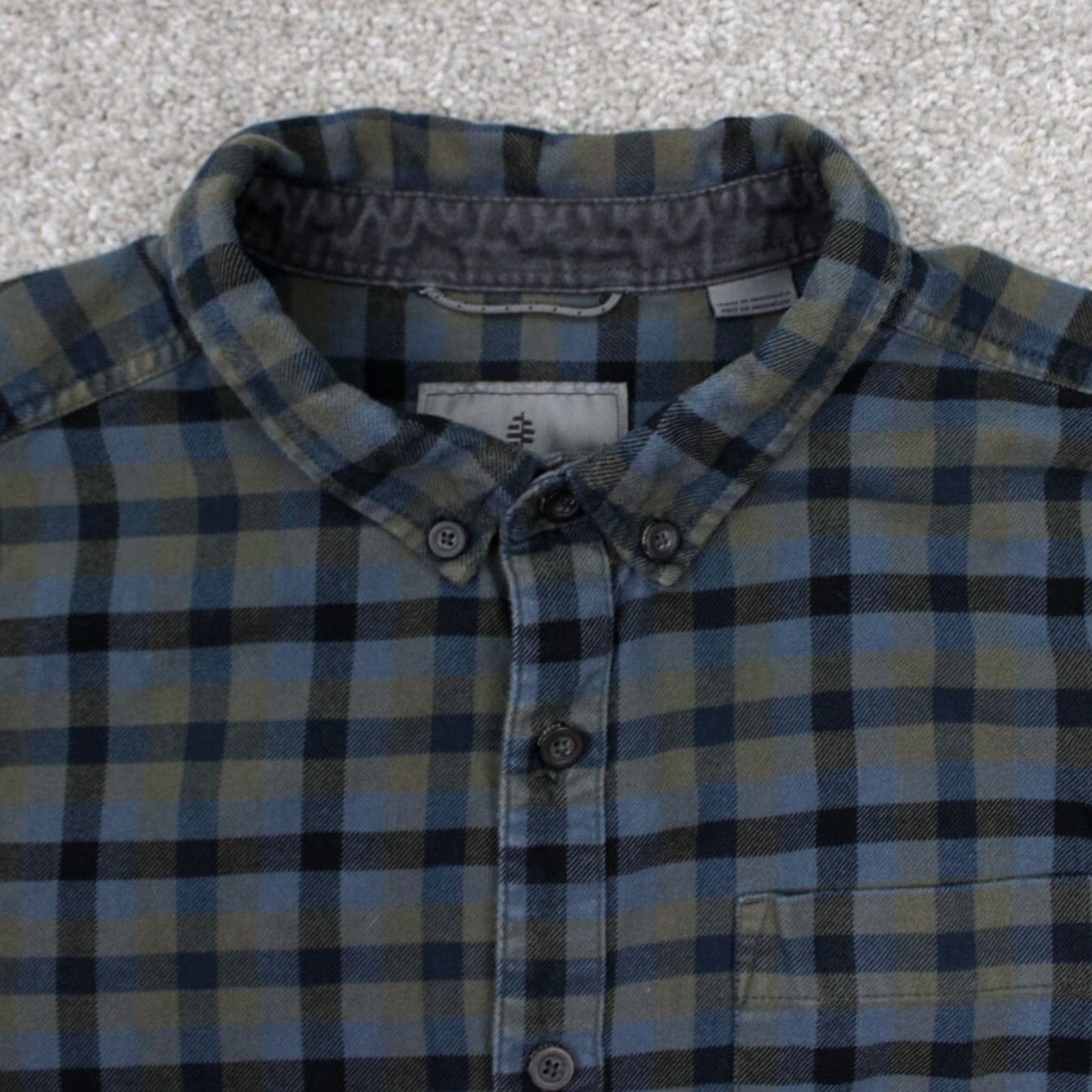 Royal Robbins Royal Robbins Shirt Adult XL Green/Blue Plaid Button-Up Cotton L/S Relaxed Fit Mens Size US XL / EU 56 / 4 - 5 Thumbnail