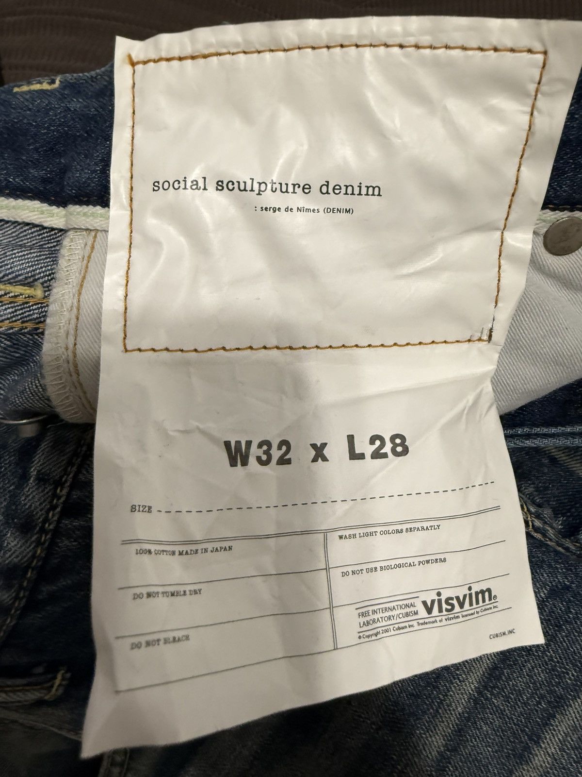Visvim Visvim Social Sculpture Denim Patchwork Jeans Size US 32 / EU 48 - 8 Thumbnail