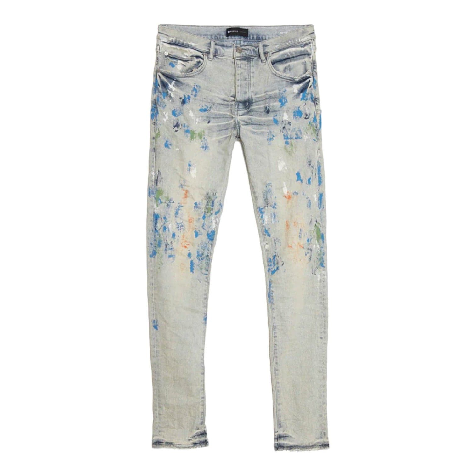 P001 Silver Birch Paint Jeans Light Indigo