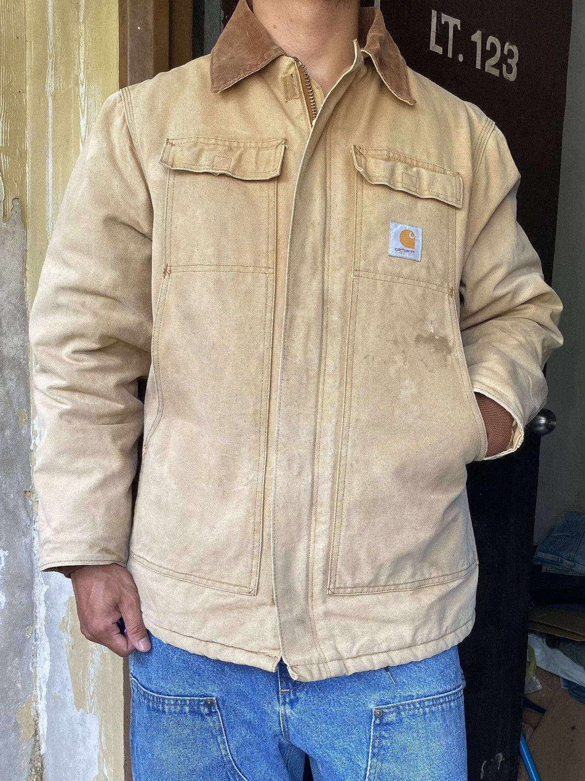 Carhartt Vintage Carhartt Arctic Jacket BRN Flannel lined Used Size US M / EU 48-50 / 2 - 10 Thumbnail