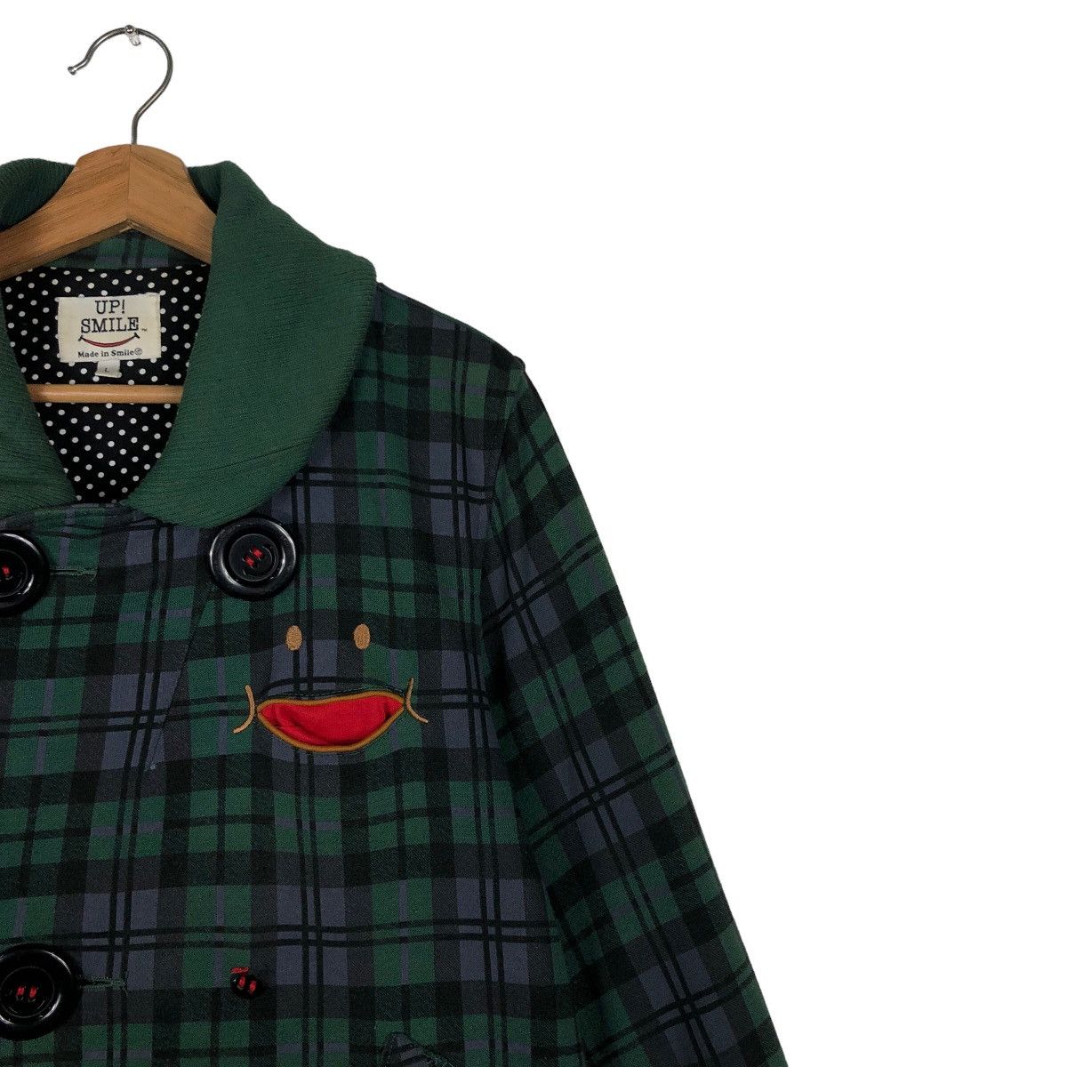 Japanese Brand 🔥Punk Design Tartan Design Up Smile Japan Jacket Kapital Size US L / EU 52-54 / 3 - 6 Thumbnail