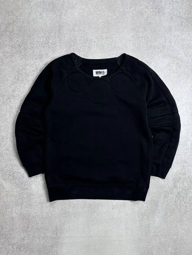 Maison Margiela Maison Margiela MM6 Black Embroidery Sweatshirt M Size US M / EU 48-50 / 2 - 11 Thumbnail