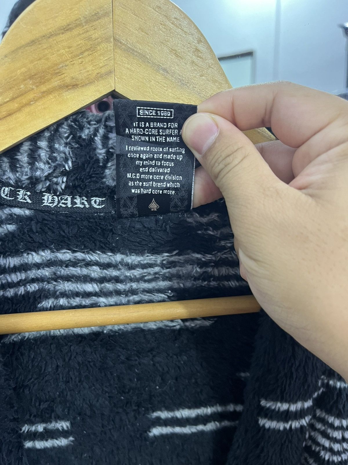 Japanese Brand MCD Mohair Style Fuzzy Cardigan Surf Streetwear Size US M / EU 48-50 / 2 - 4 Thumbnail
